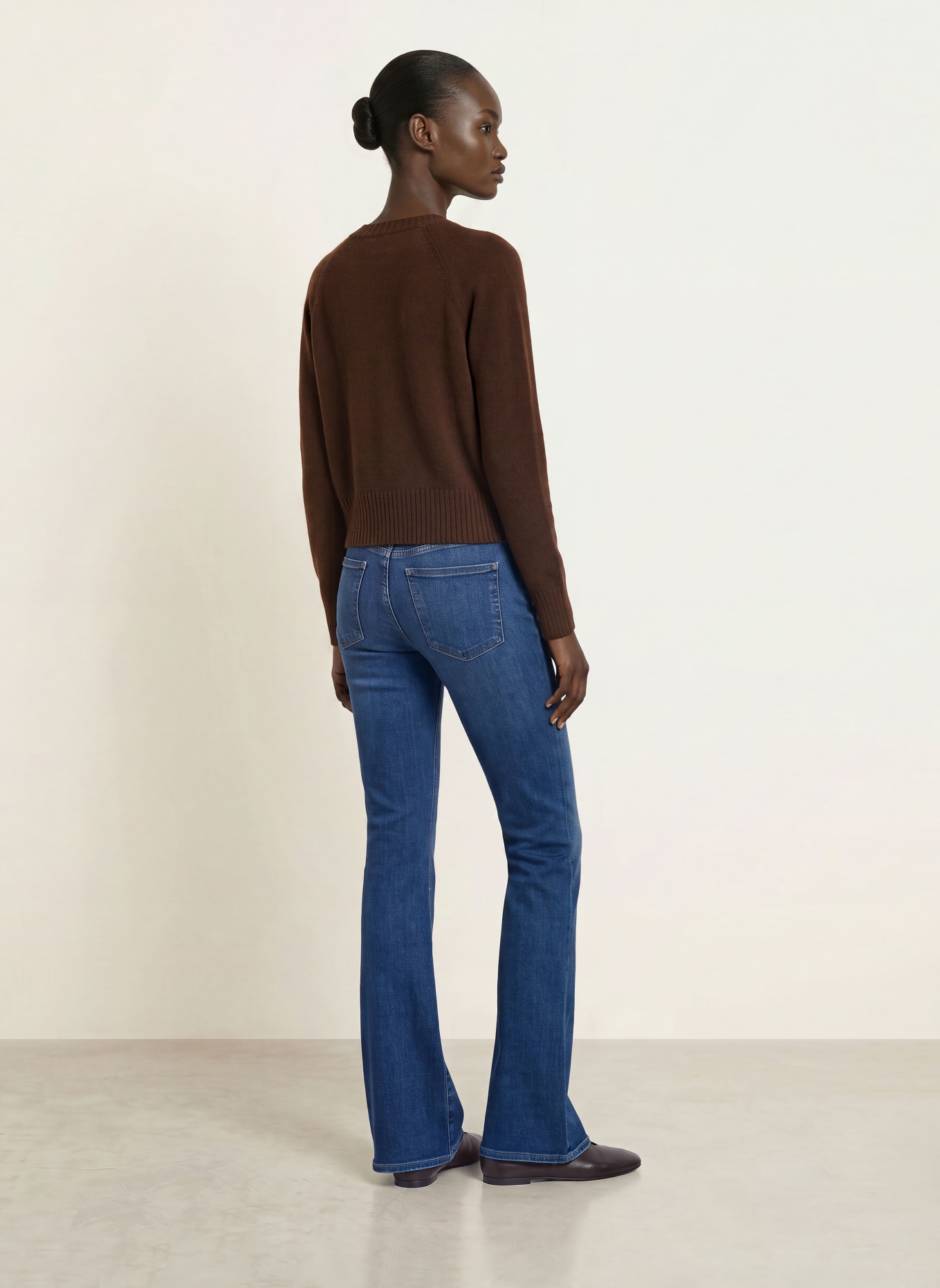 ALLUDE Gilet en cachemire: MARRON FONCÉ
