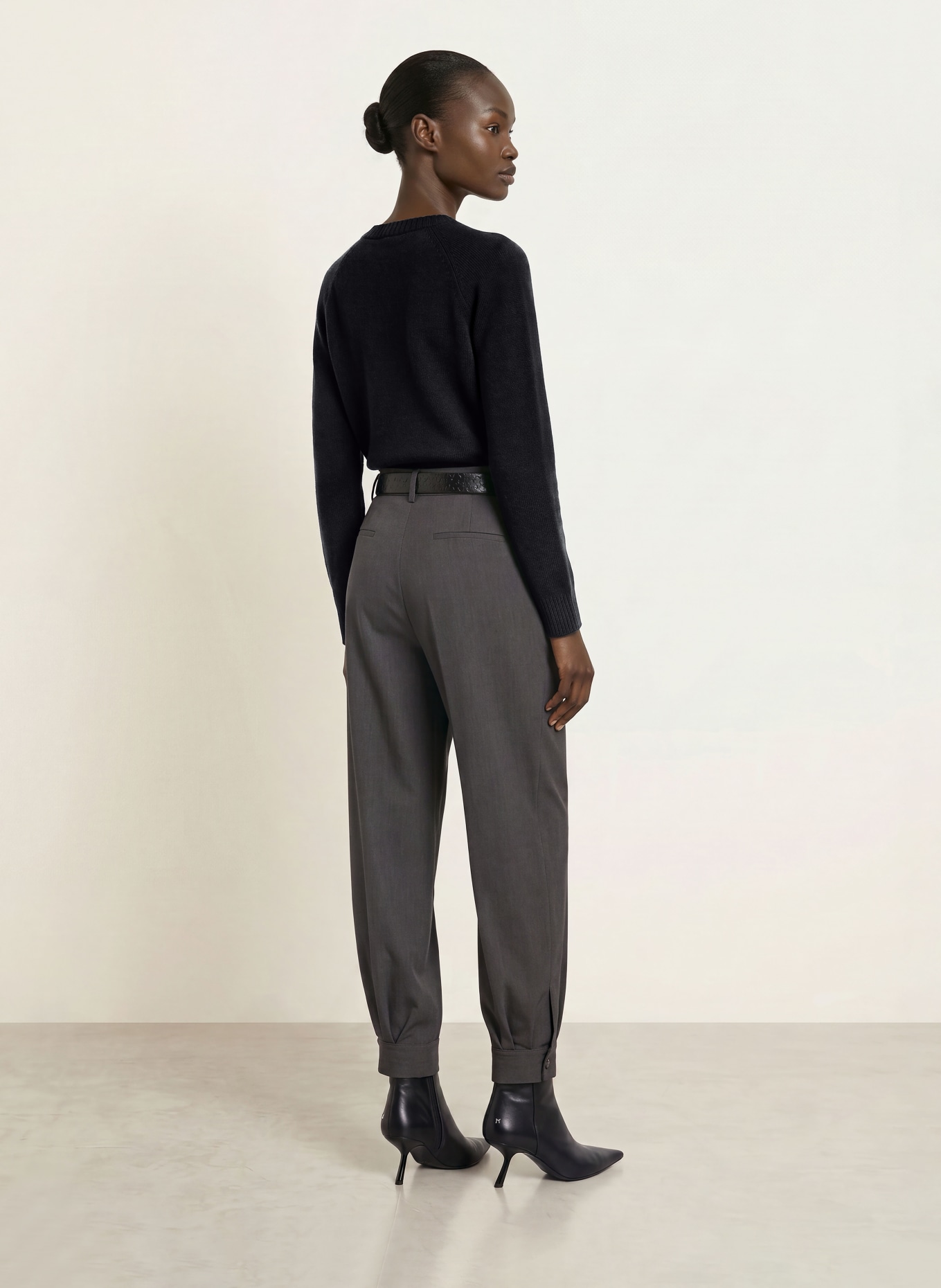 ALLUDE Gilet en cachemire: BLEU FONCÉ