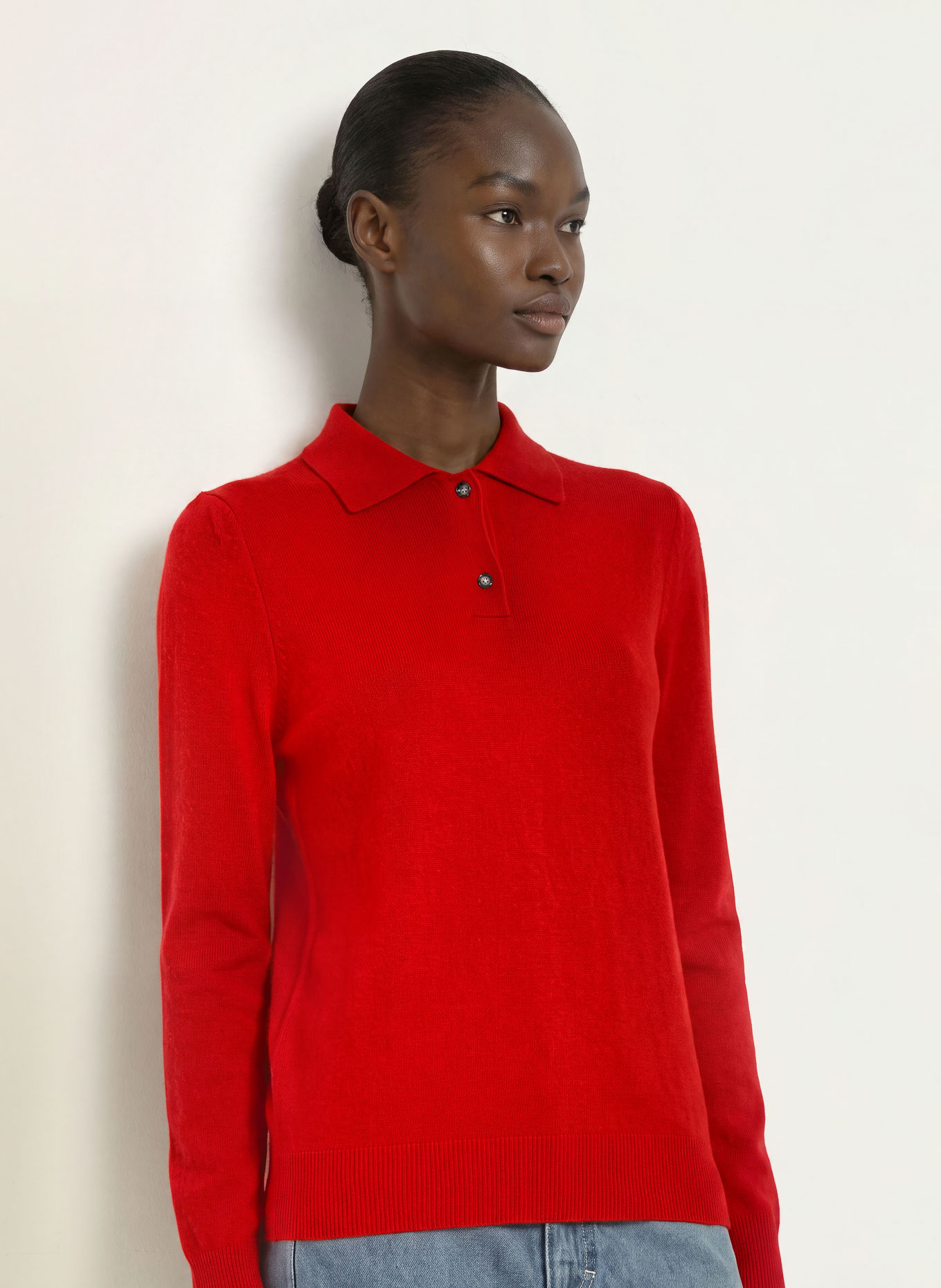 ALLUDE Kasjmiertrui: ROOD