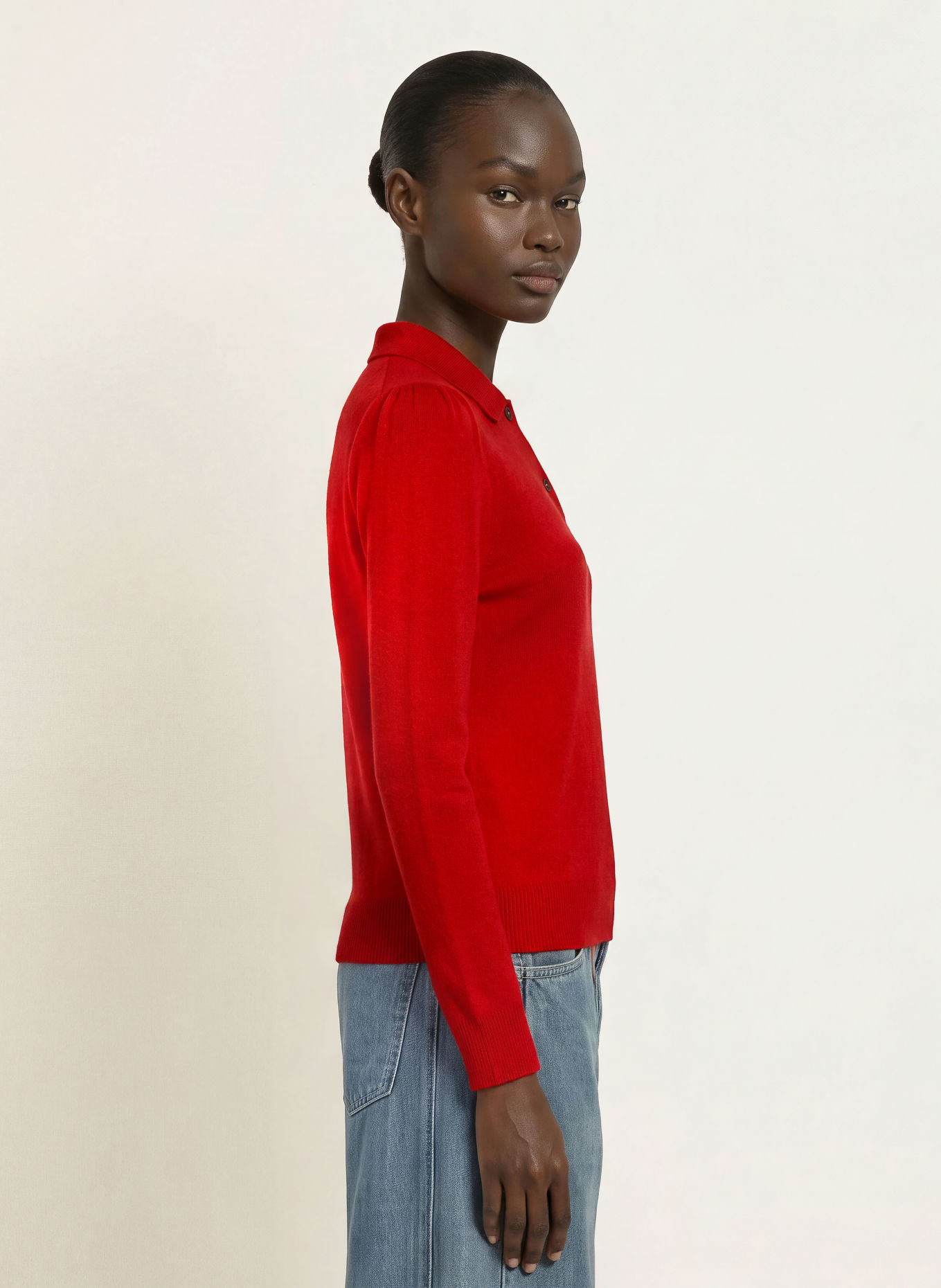 ALLUDE Kasjmiertrui: ROOD