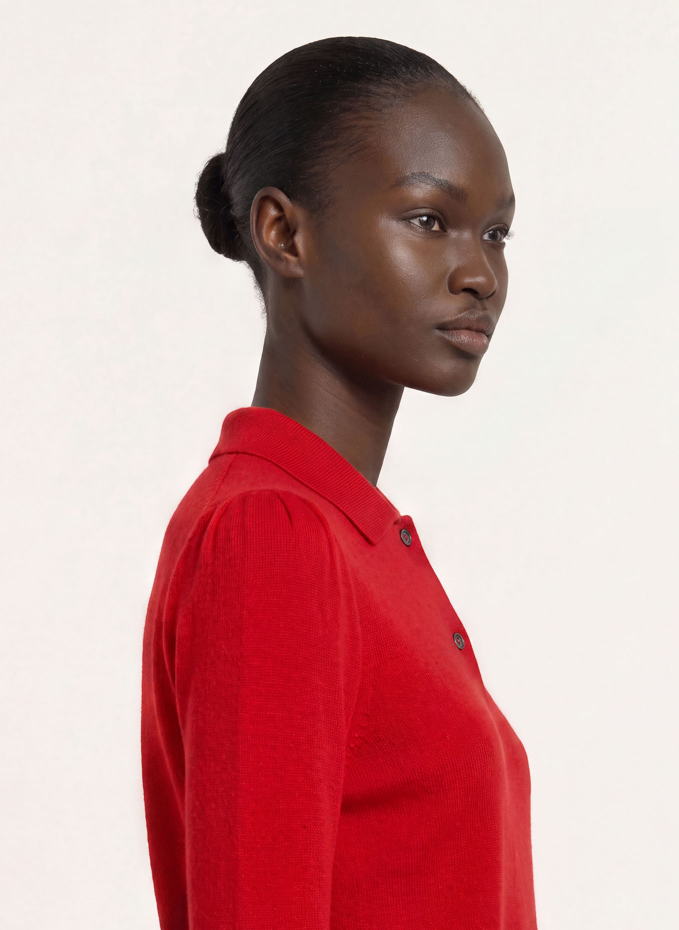 ALLUDE Kasjmiertrui: ROOD