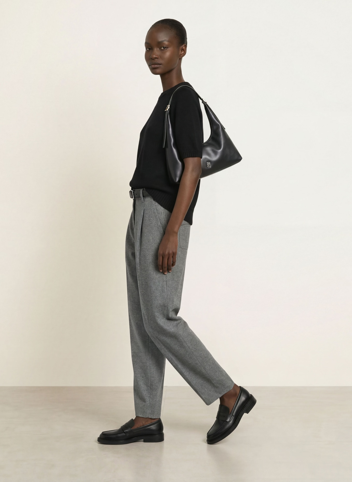 ALLUDE Strickshirt aus Cashmere: SCHWARZ