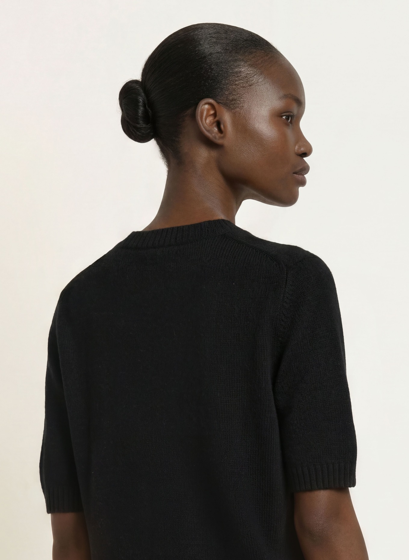 ALLUDE Strickshirt aus Cashmere: SCHWARZ