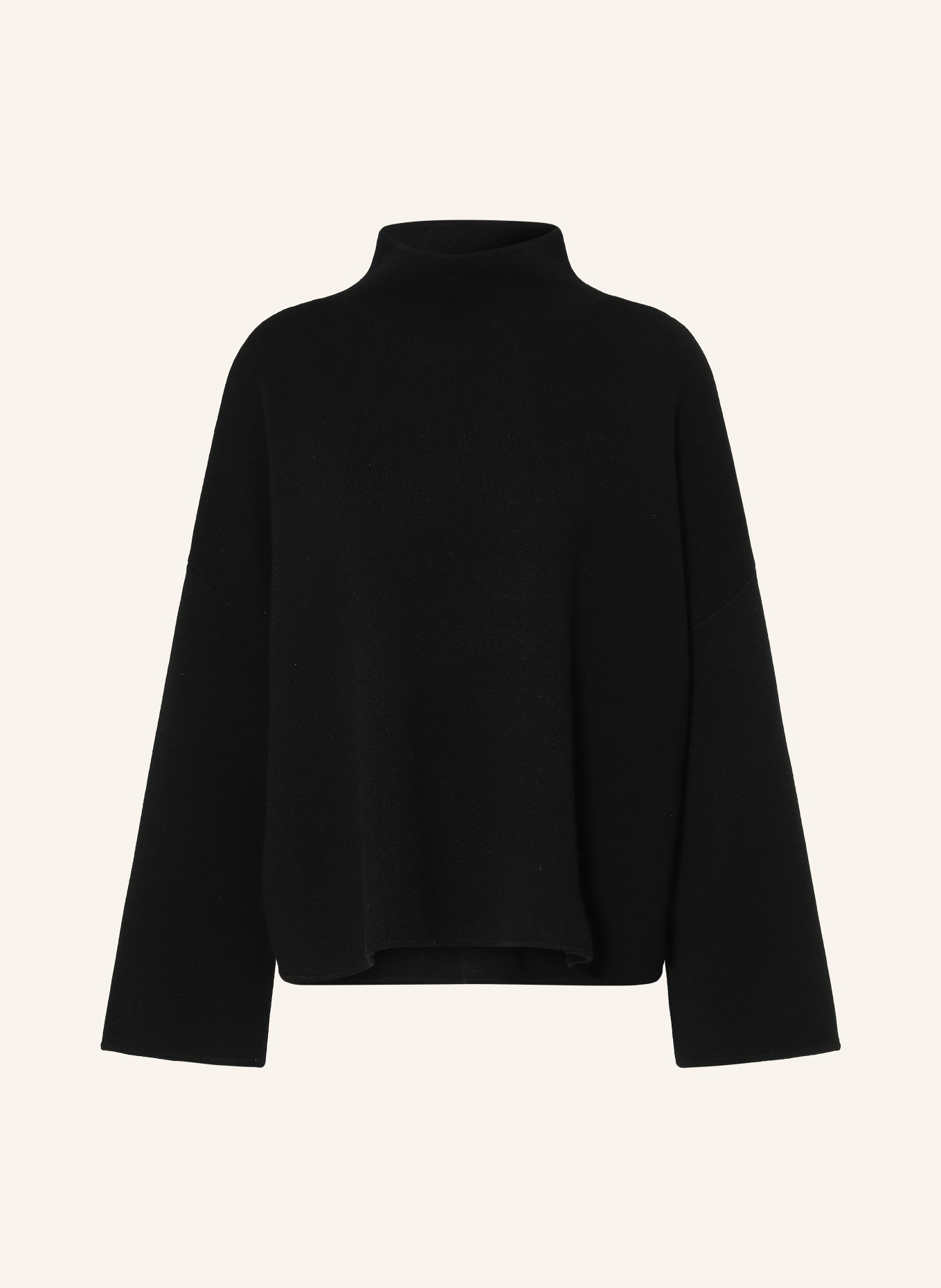 ALLUDE Trui met kasjmier: ZWART