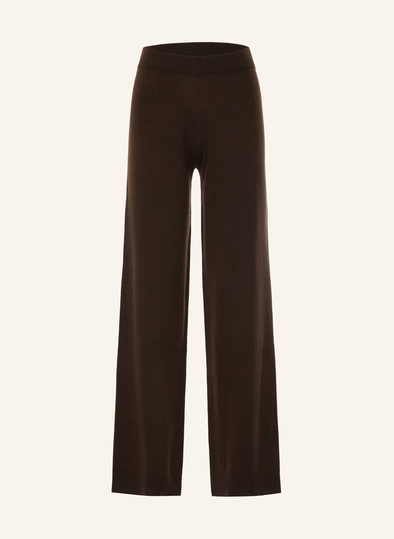ALLUDE Strickhose mit Cashmere: DUNKELBRAUN