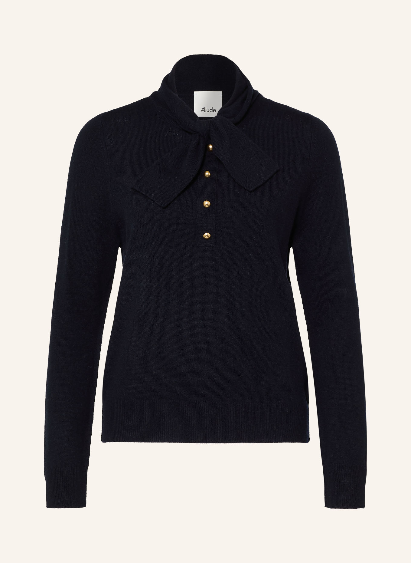ALLUDE Trui: ZWART