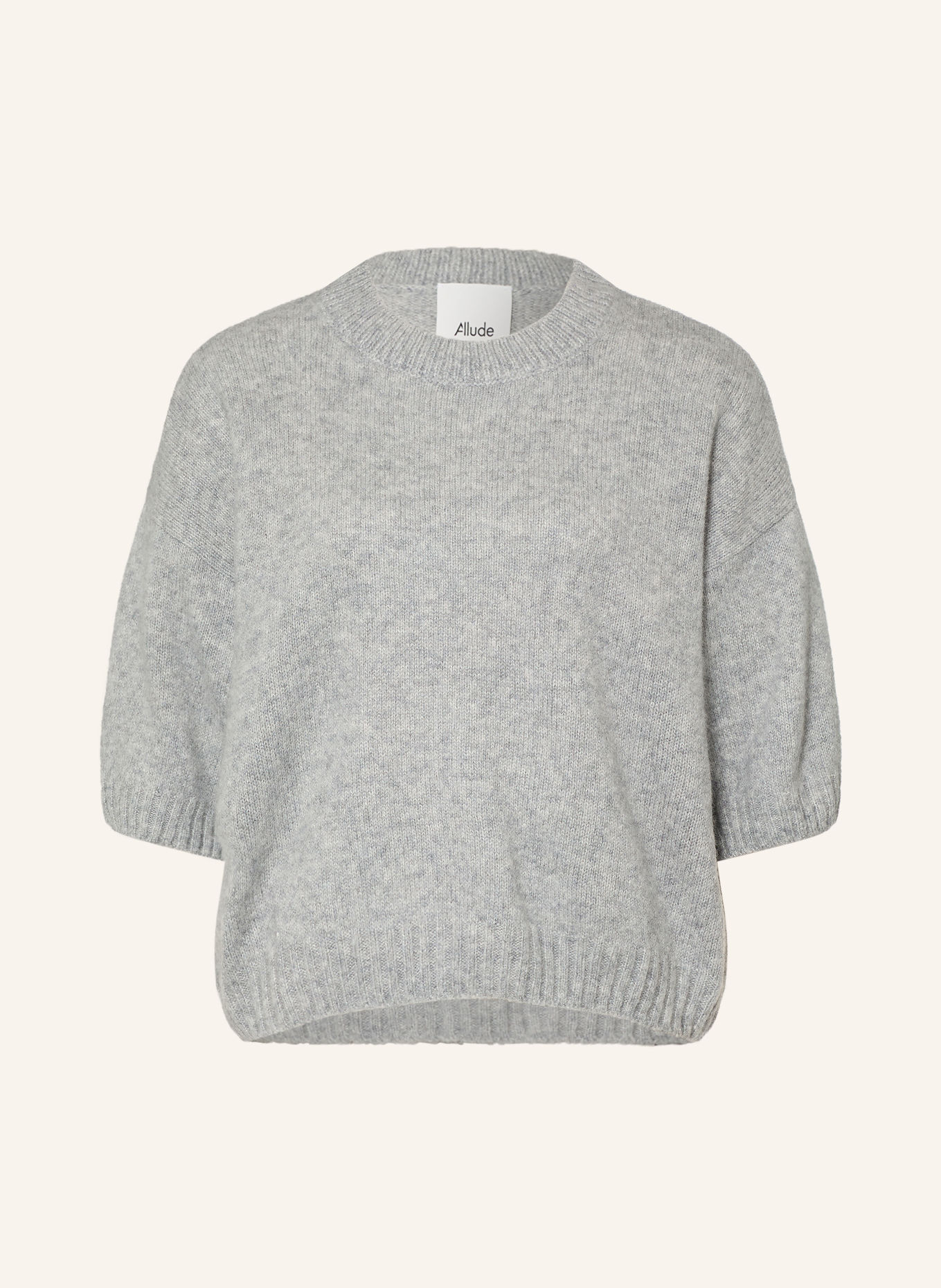 ALLUDE Pullover mit Cashmere: GRAU