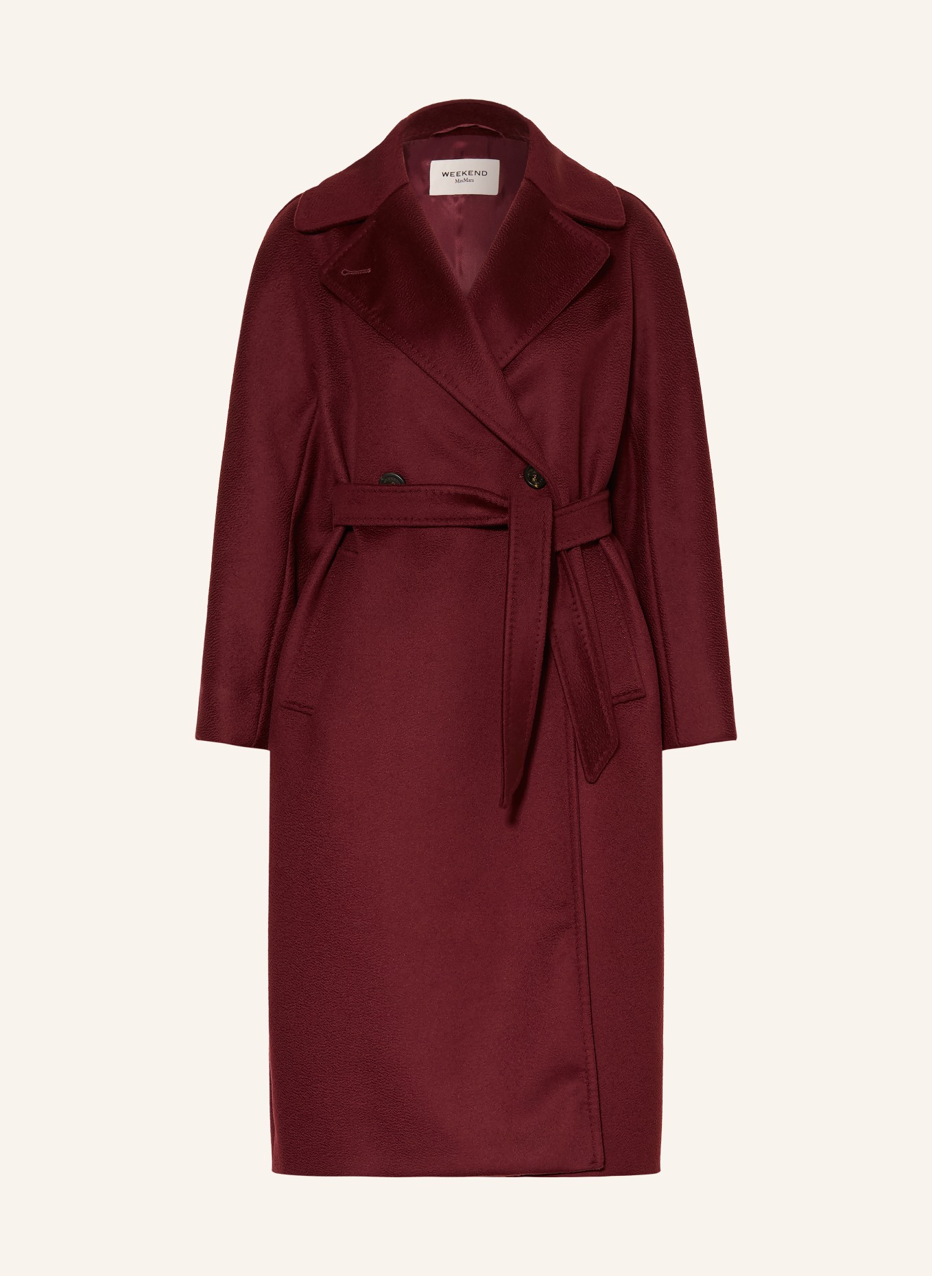 WEEKEND Max Mara Wollmantel RESINA: DUNKELROT