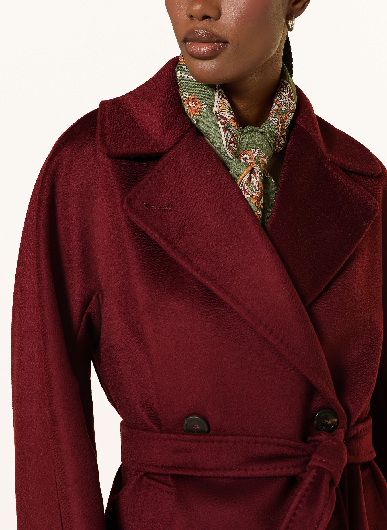 WEEKEND Max Mara Wollmantel RESINA: DUNKELROT