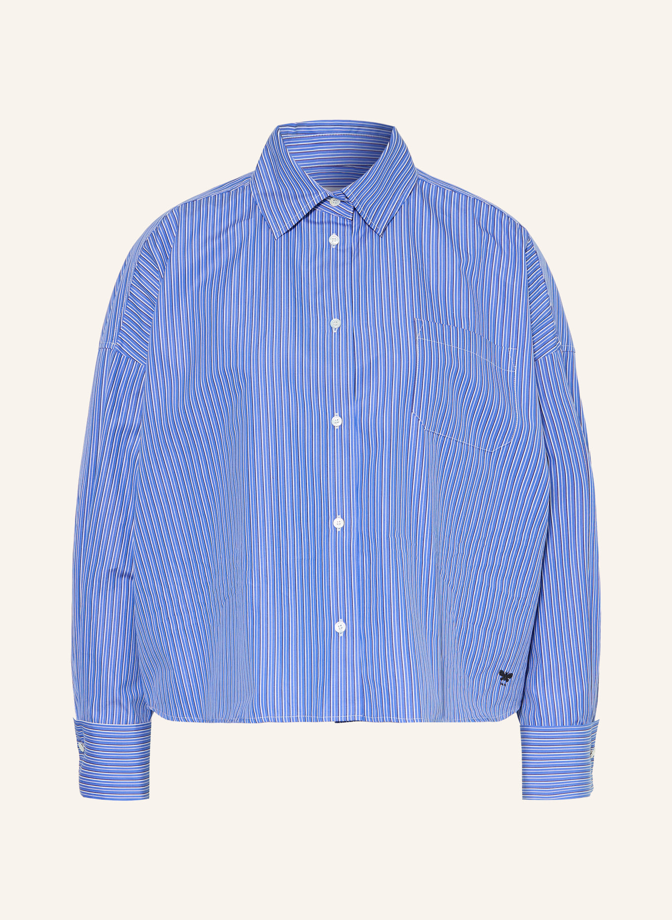 WEEKEND Max Mara Chemisier OVATTA: BLEU / BLEU FONCÉ / BLANC