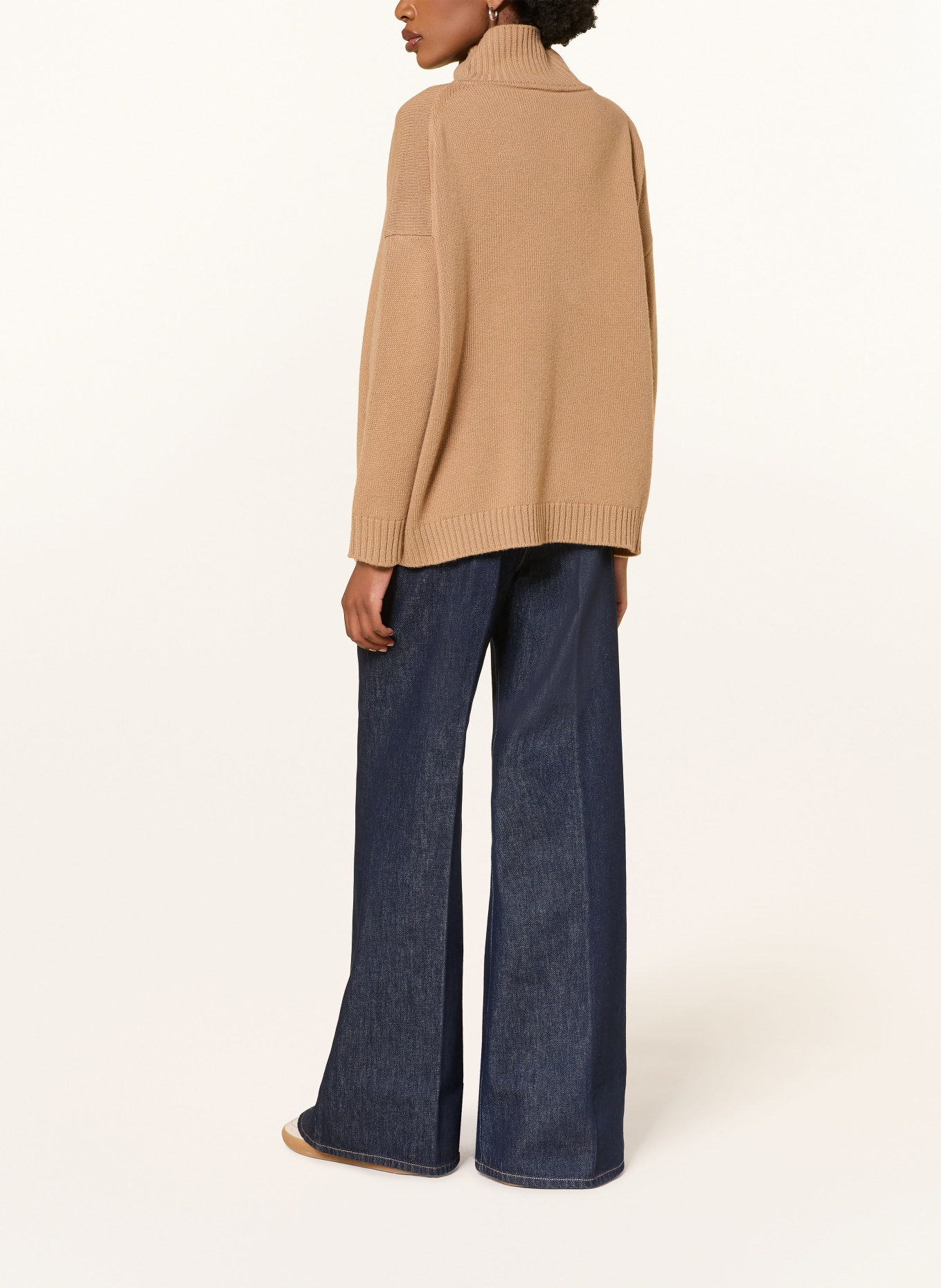 WEEKEND Max Mara Sweter BORGIA: CAMELOWY