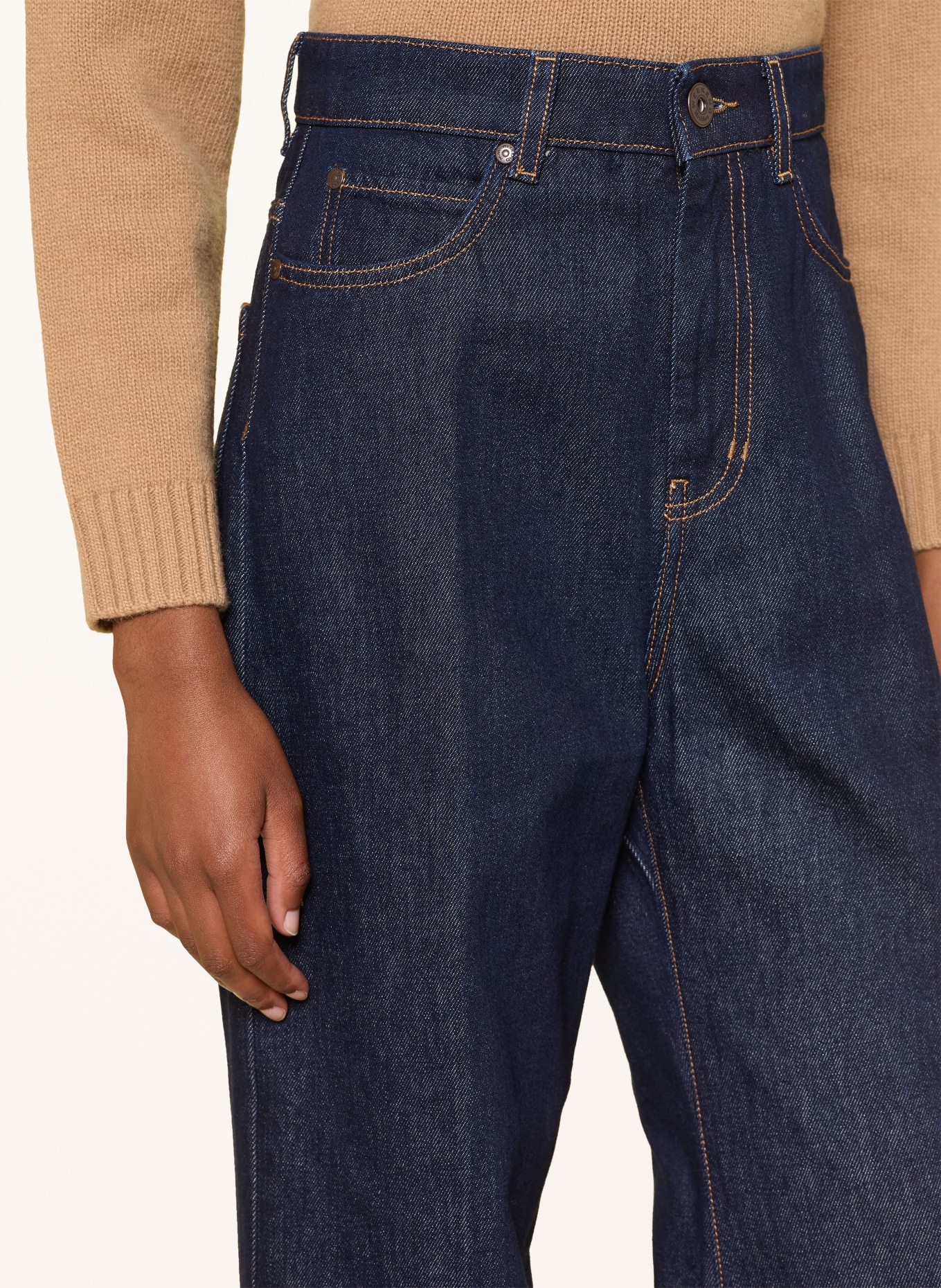 WEEKEND Max Mara Wide Leg Jeans SPORT: 001 NAVY