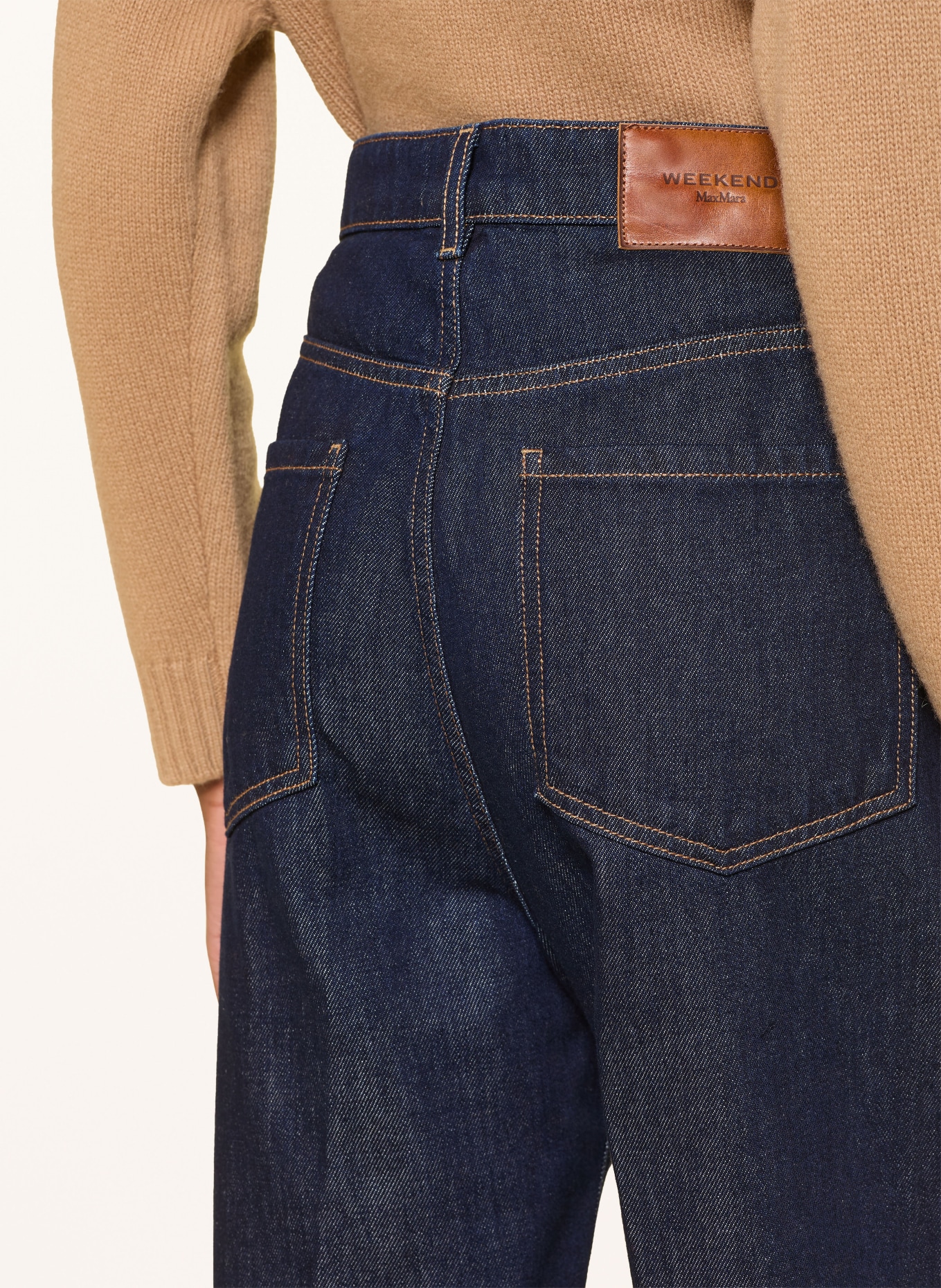 WEEKEND Max Mara Wide Leg Jeans SPORT: 001 NAVY