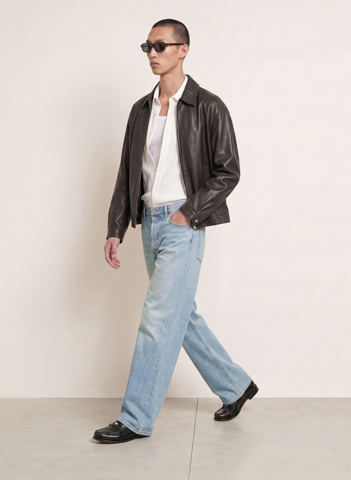 AGOLDE Jeans AFTON JEAN Regular Fit: oritl orbital (md vint indigo)