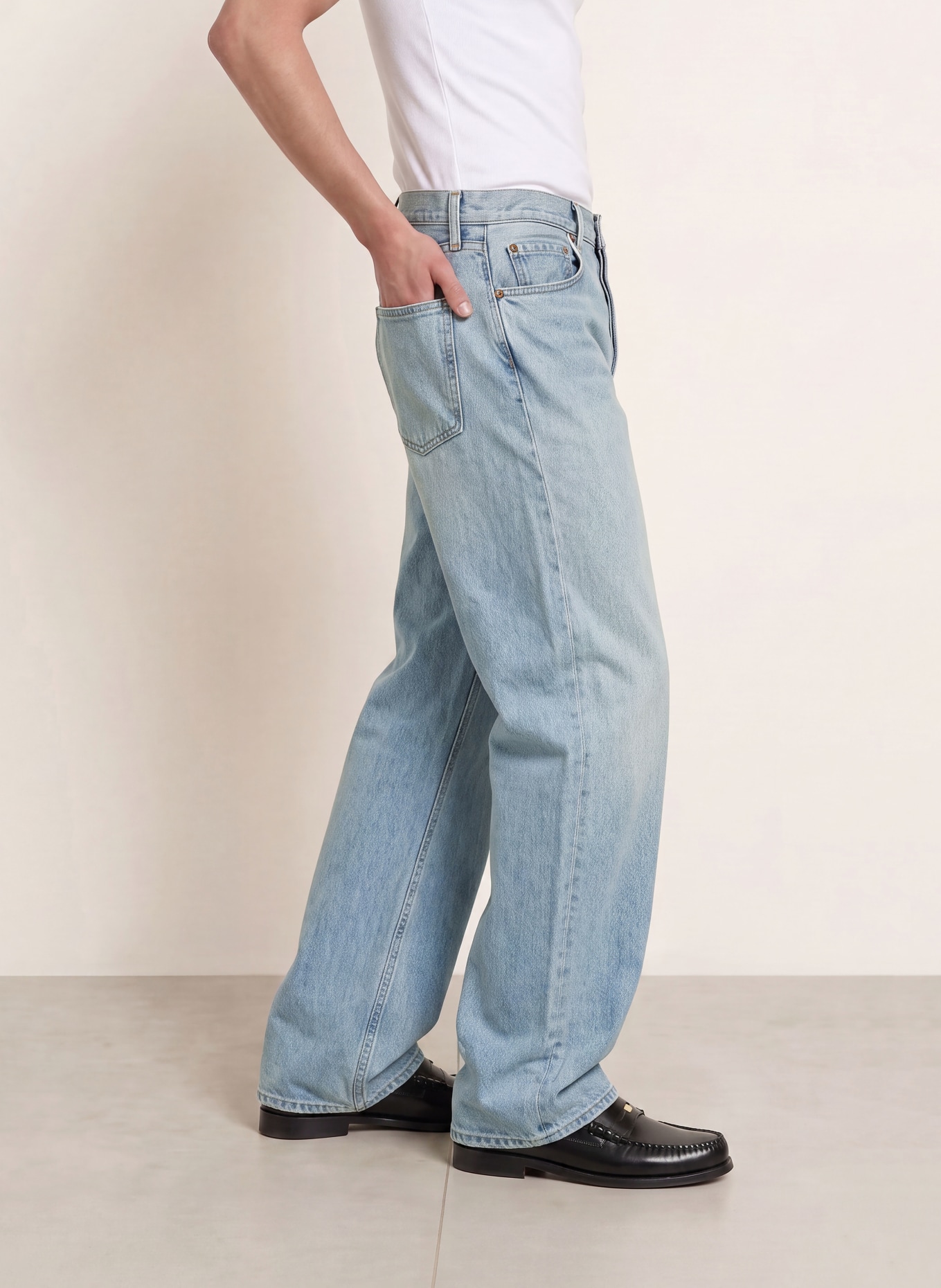 AGOLDE Jeans AFTON JEAN Regular Fit: oritl orbital (md vint indigo)