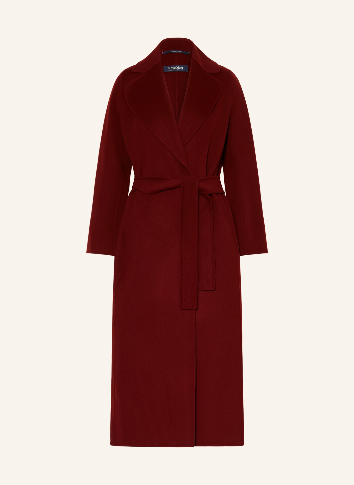 S Max Mara Wollmantel POLDO: DUNKELROT