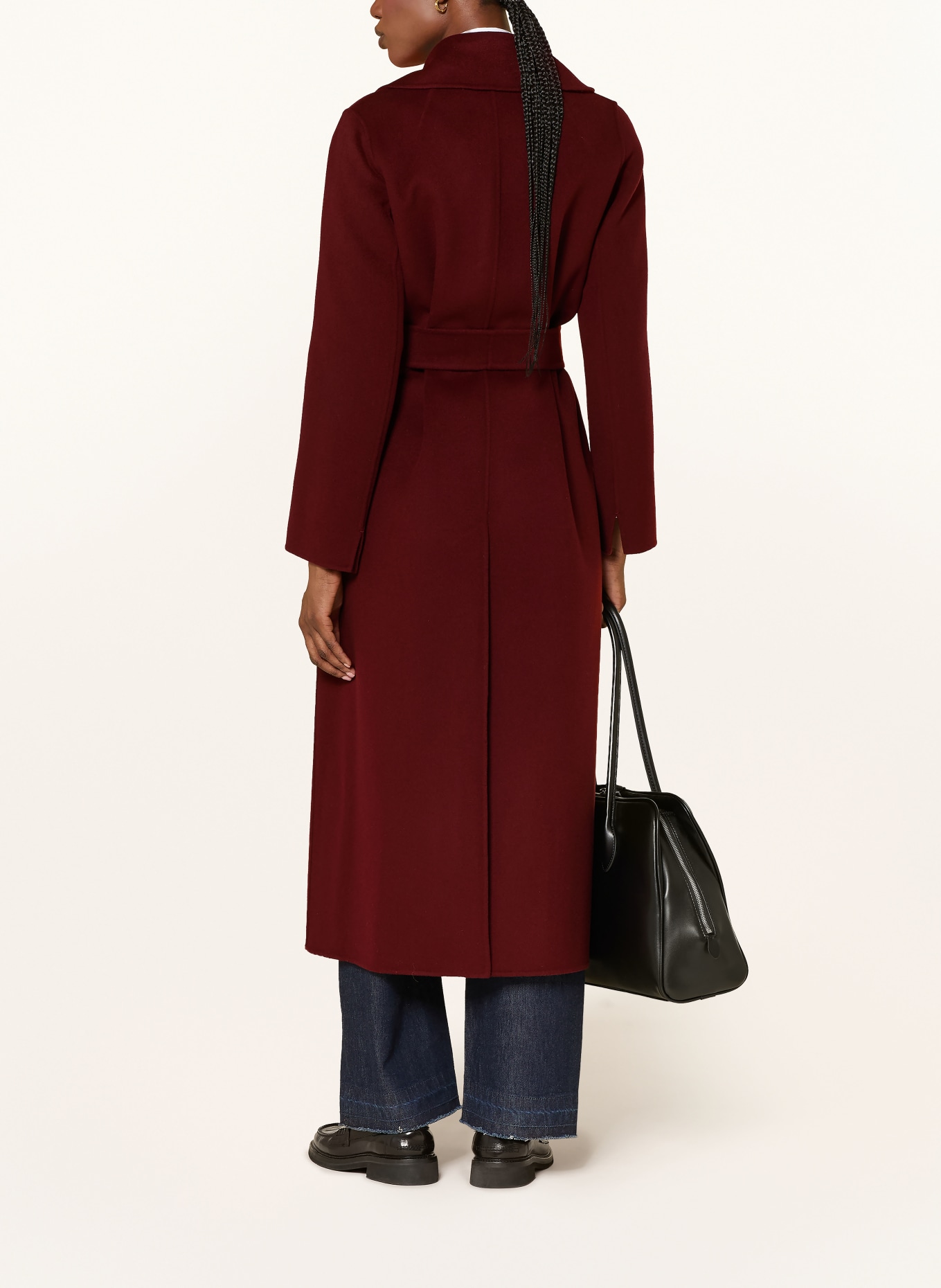 S Max Mara Wollmantel POLDO: DUNKELROT
