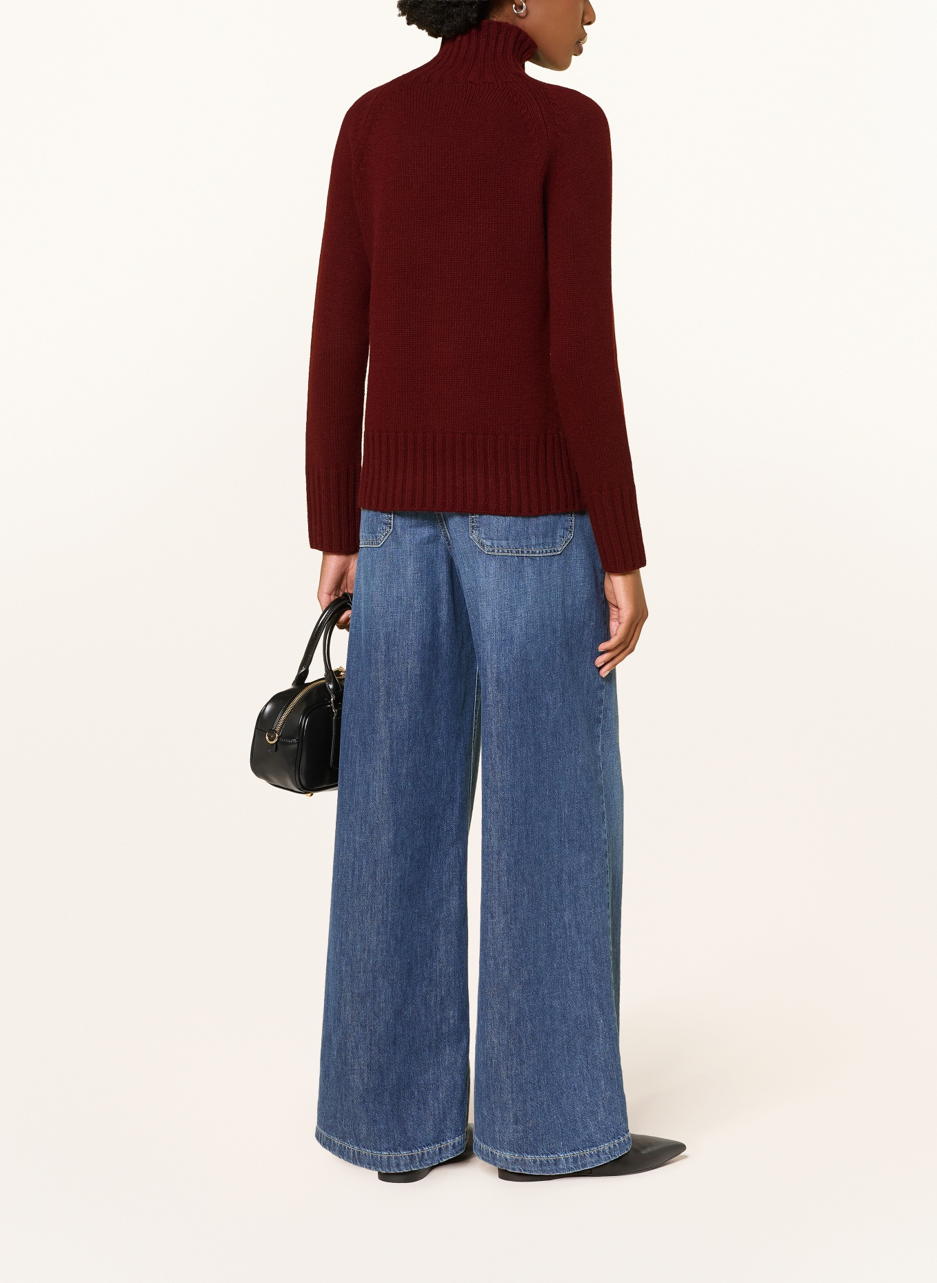 S Max Mara Trui MANTOVA: DONKERROOD