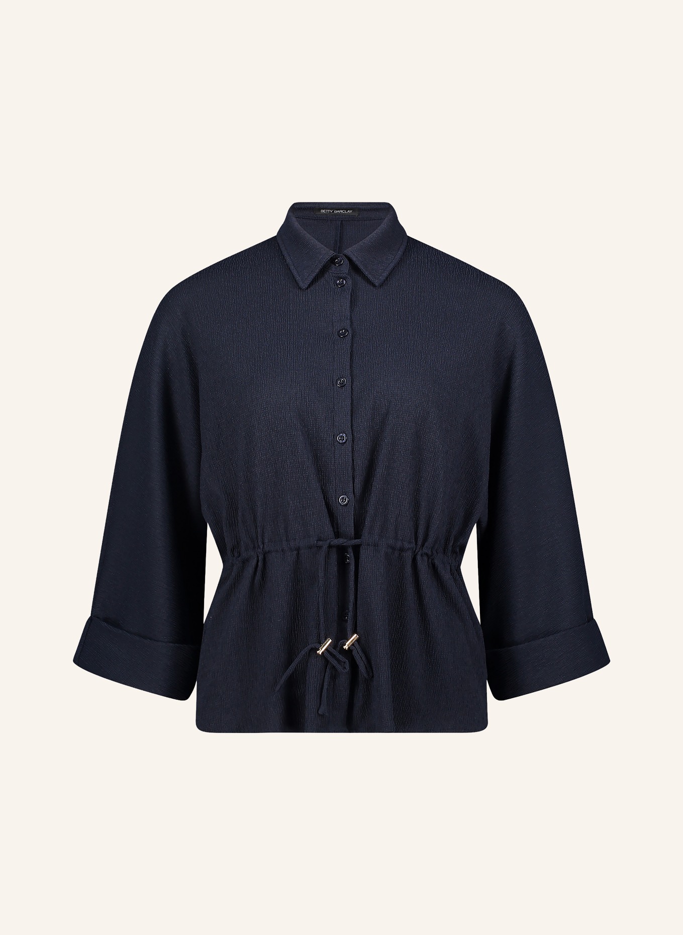 Betty Barclay Hemdbluse mit 3/4-Arm: DUNKELBLAU