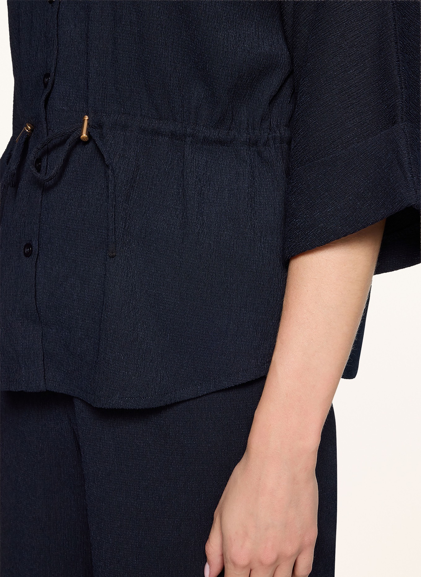 Betty Barclay Hemdbluse mit 3/4-Arm: DUNKELBLAU