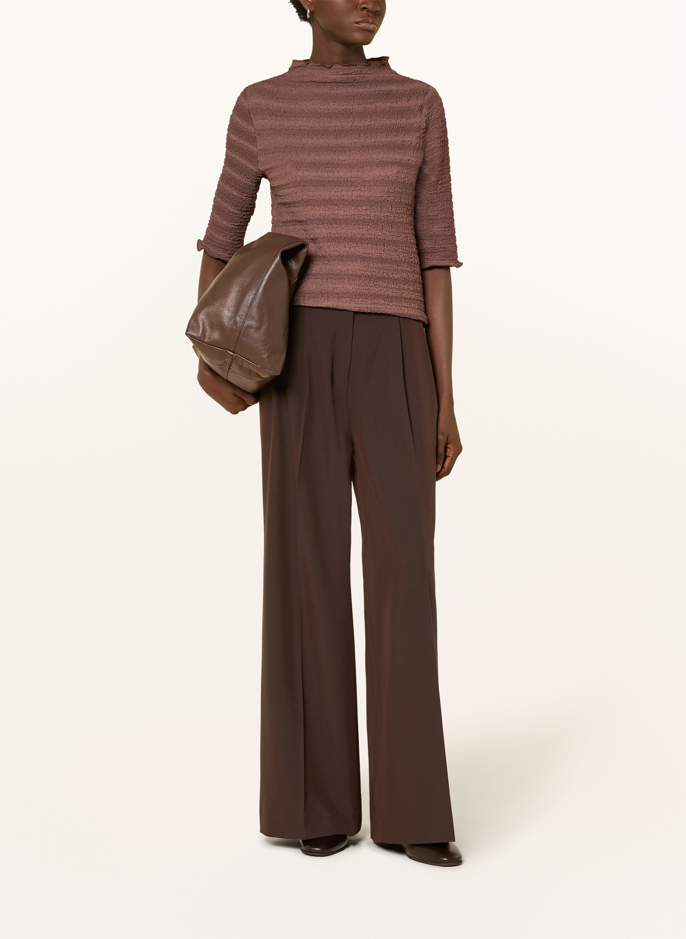 Betty Barclay Blouseshirt: MARRON FONCÉ