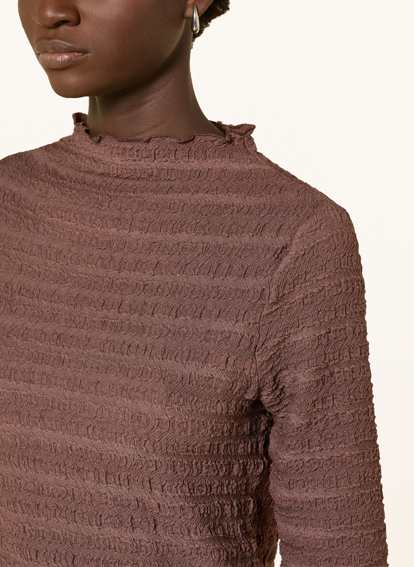 Betty Barclay Blouseshirt: MARRON FONCÉ