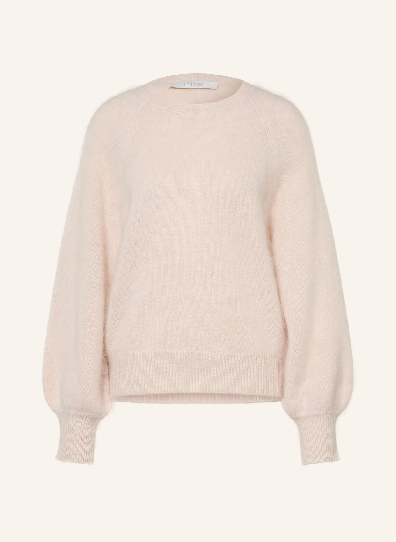 HERZENS LINA Cashmere Sweater: CREAM