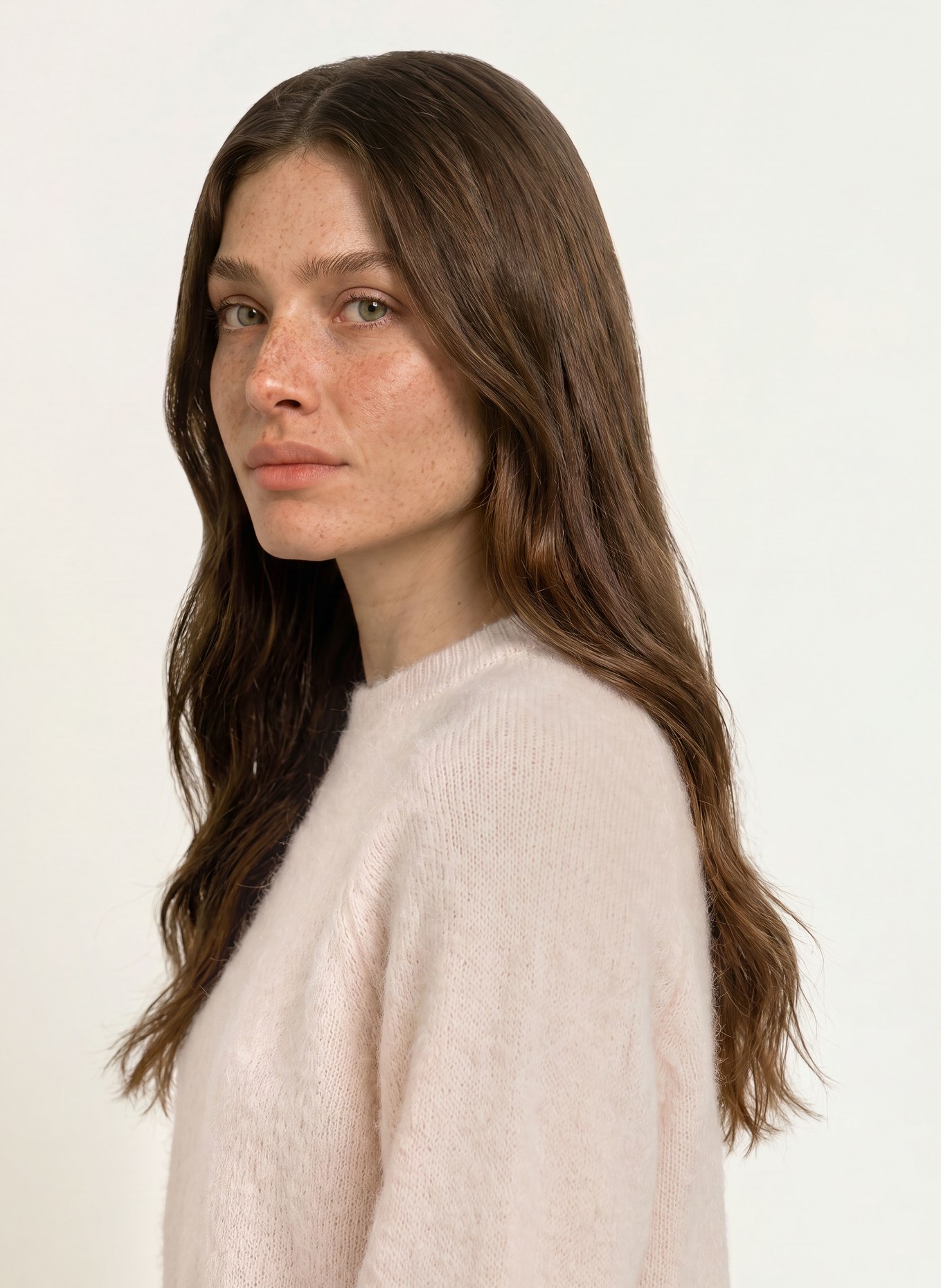HERZENS LINA Cashmere Sweater: CREAM