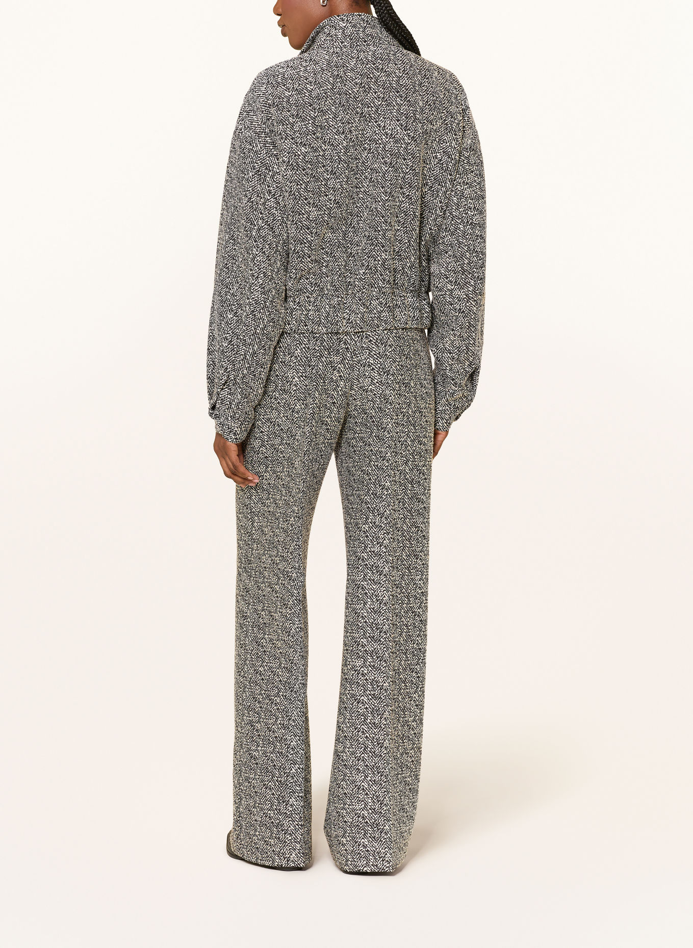 HUGO Veste AMEFINE: NOIR / GRIS / BLANC