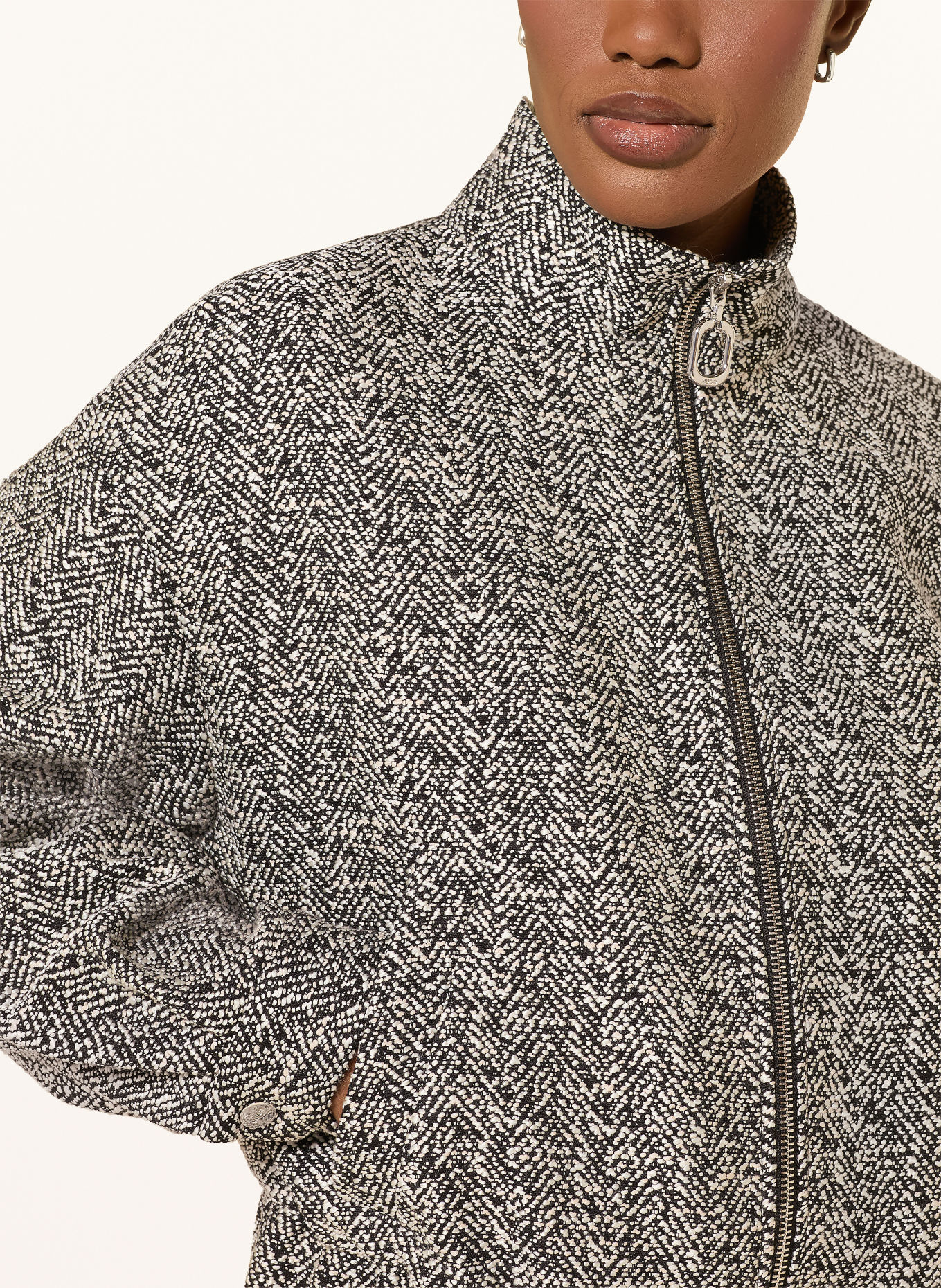 HUGO Veste AMEFINE: NOIR / GRIS / BLANC