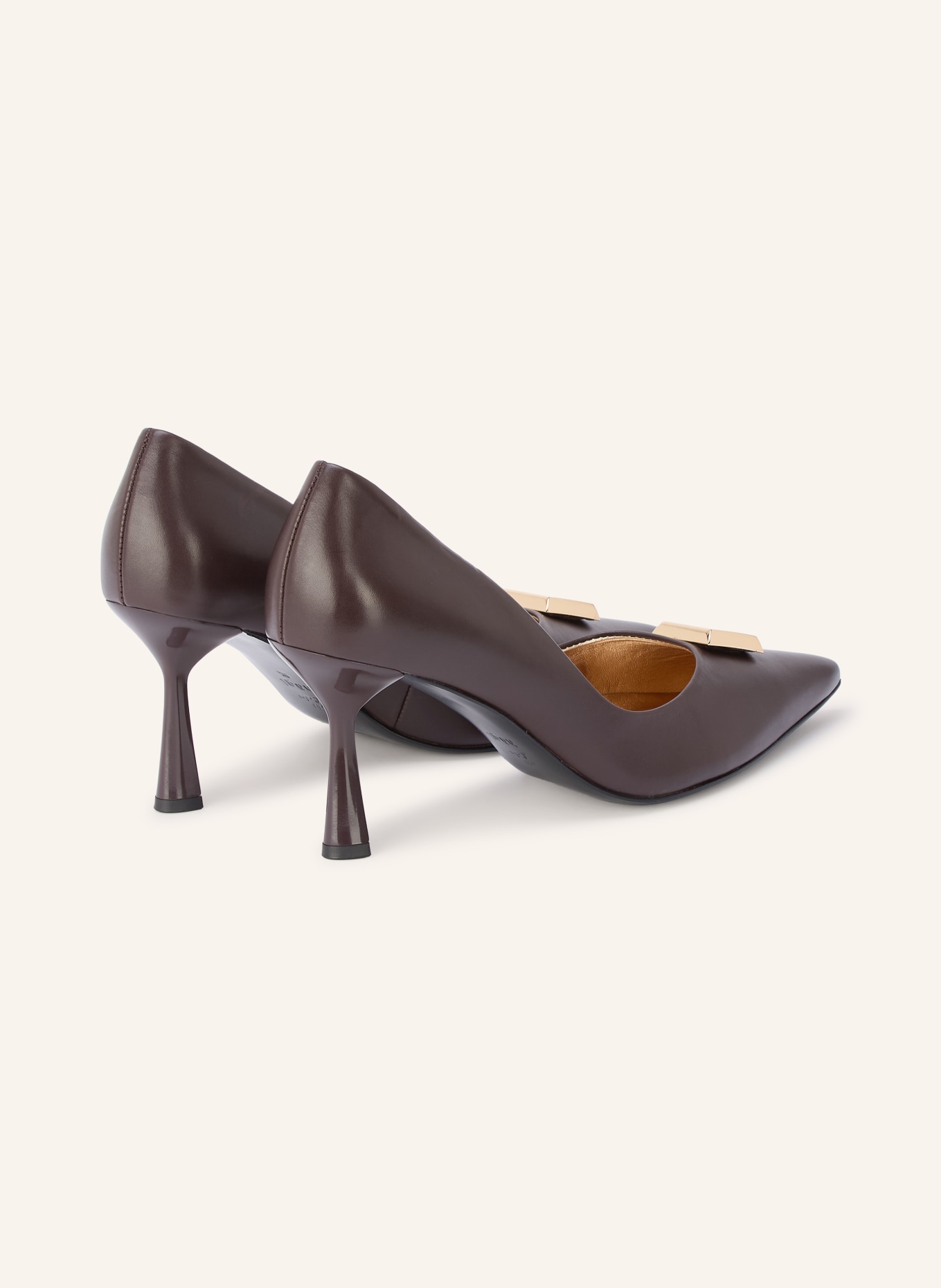 Högl Pumps: DARK BROWN / GOLD