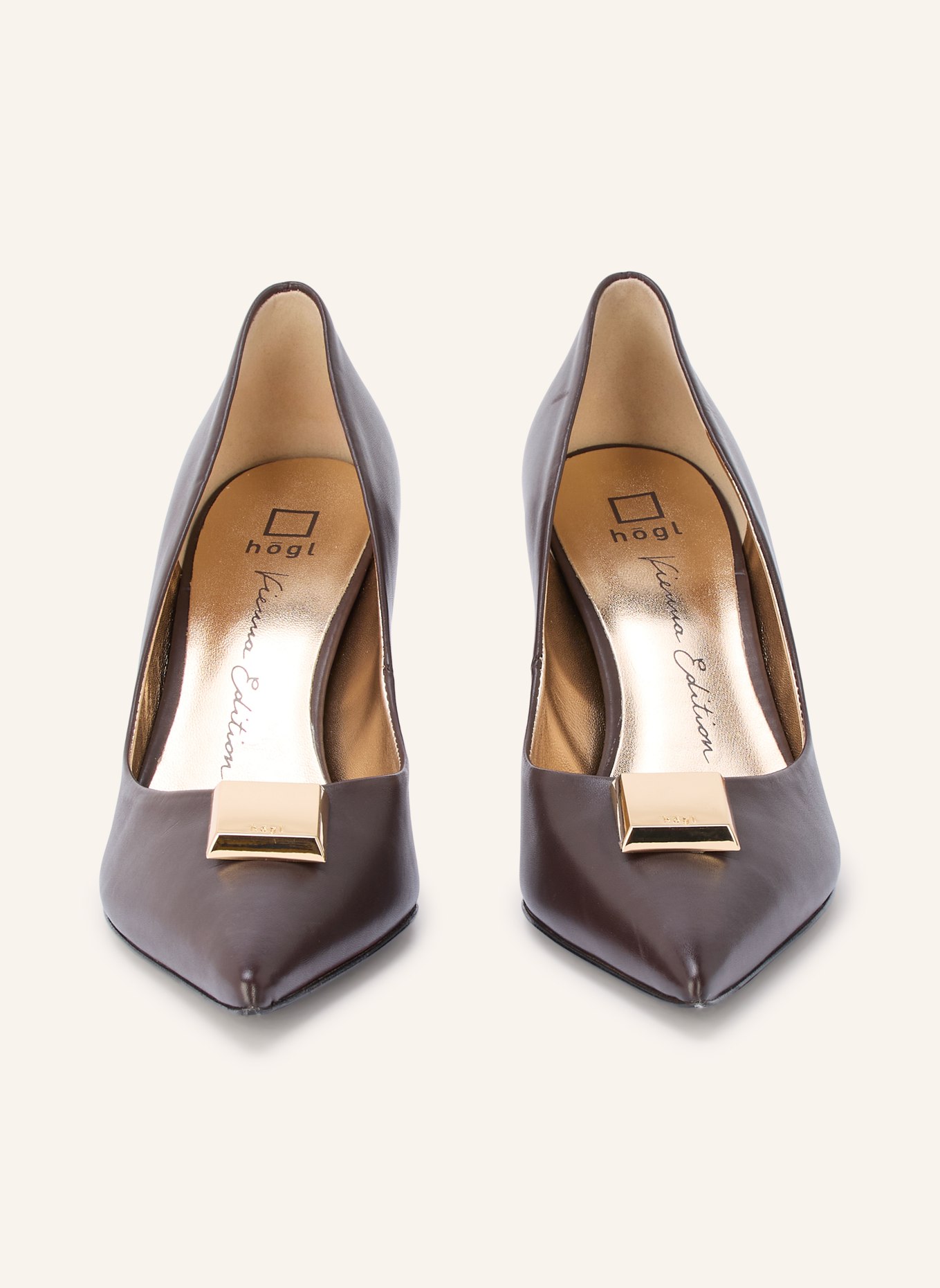 Högl Pumps: DARK BROWN / GOLD