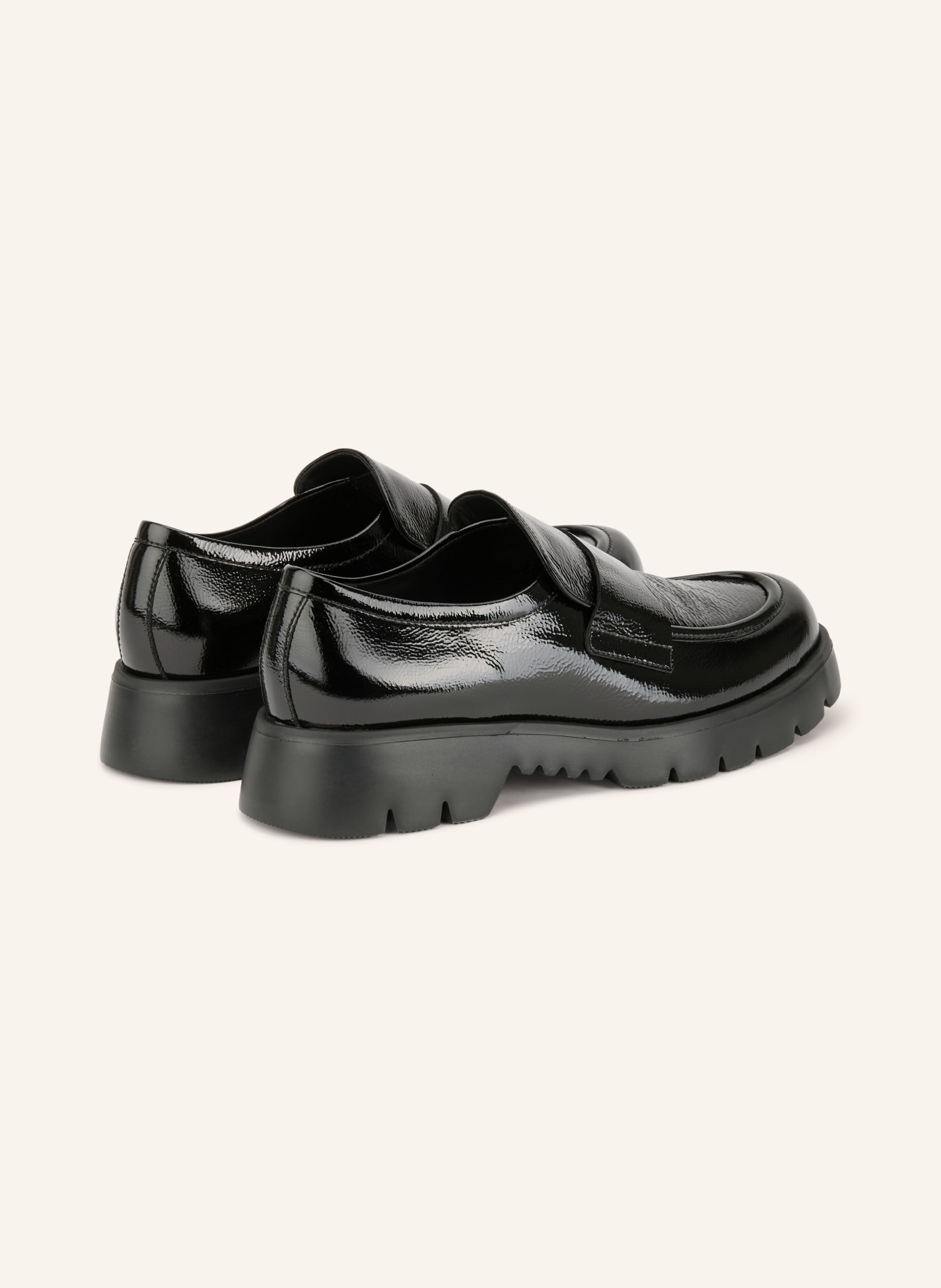 Högl Lakierowane loafersy FINN: CZARNY