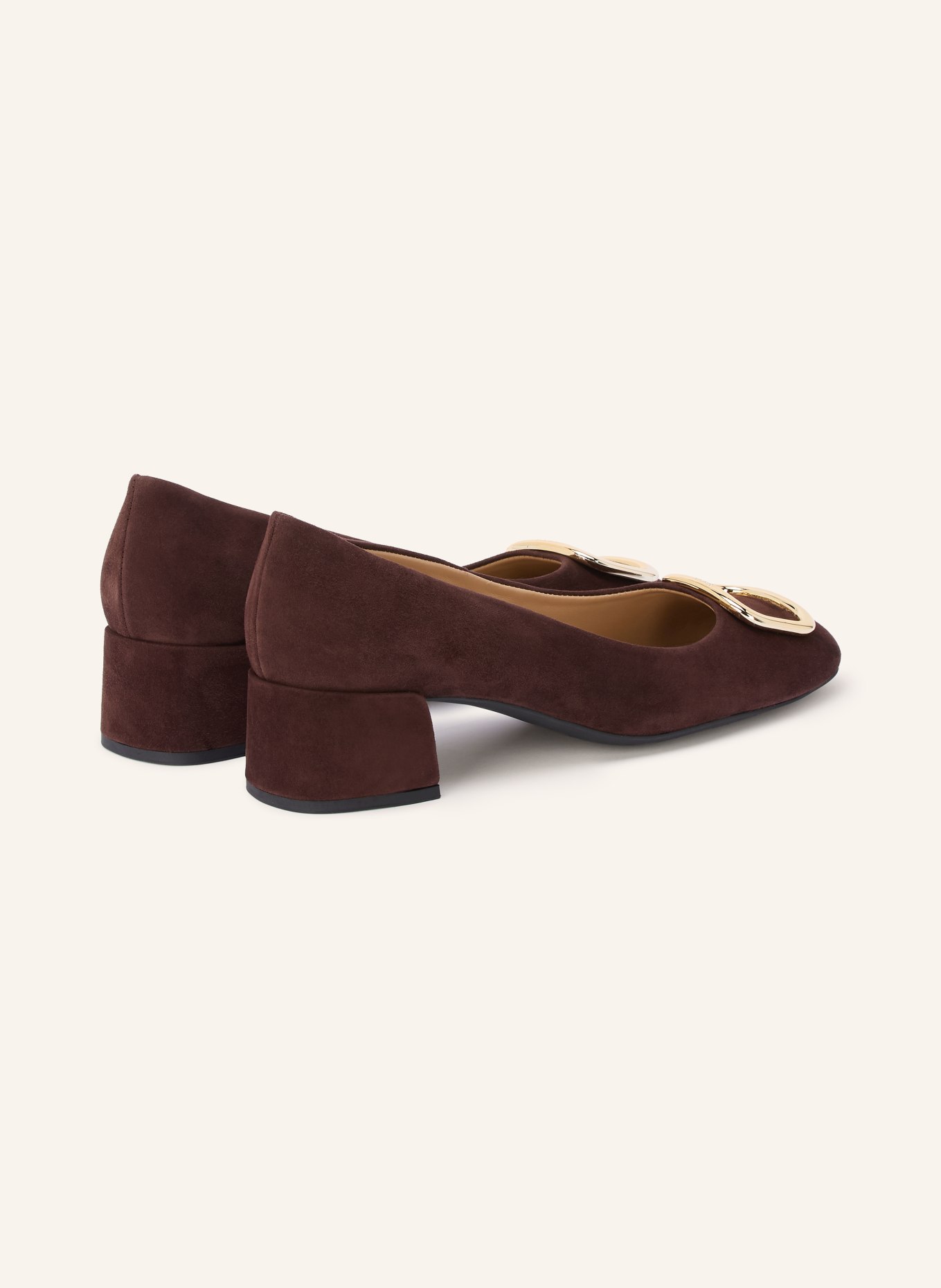 Högl Pumps: DARK BROWN / GOLD