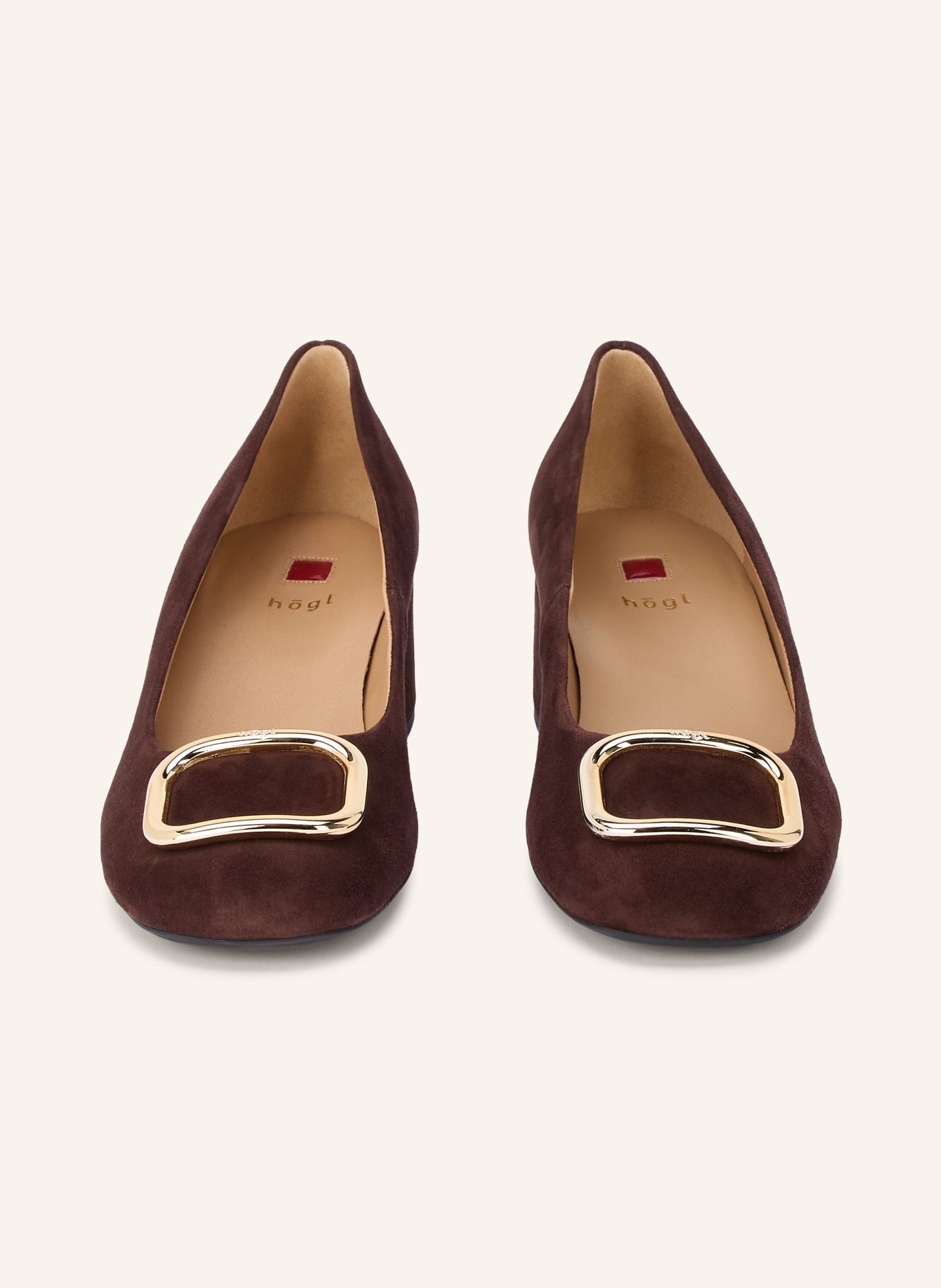 Högl Pumps: DARK BROWN / GOLD