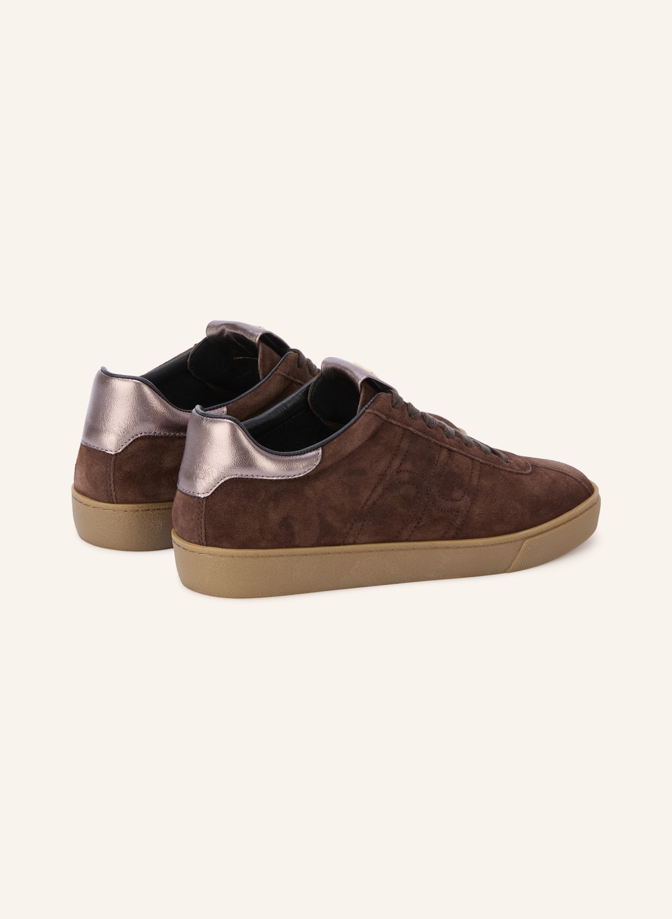 Högl Sneakersy: CIEMNOBRĄZOWY / ZŁOTY / BRUDNY RÓŻ
