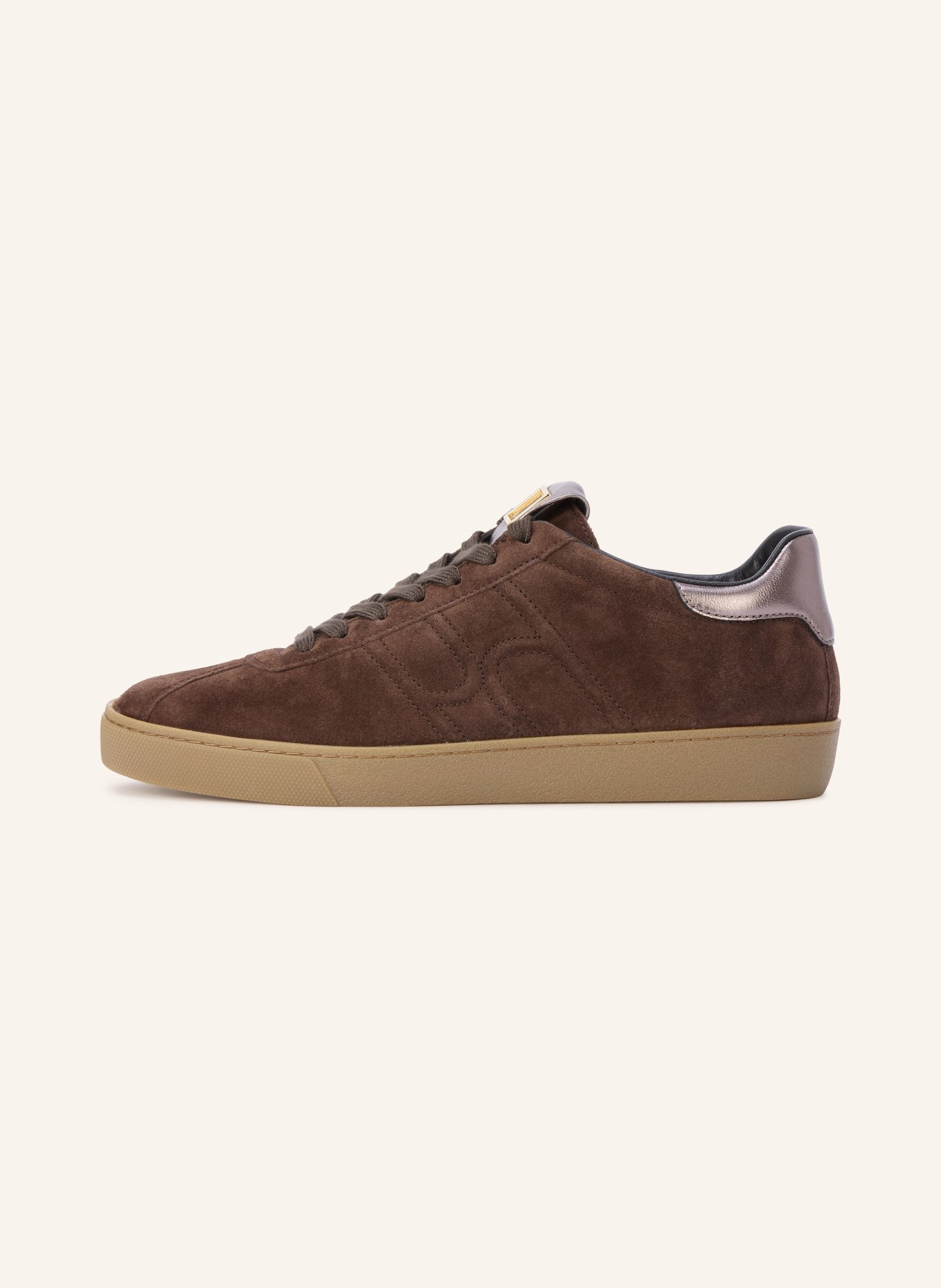 Högl Sneakersy: CIEMNOBRĄZOWY / ZŁOTY / BRUDNY RÓŻ