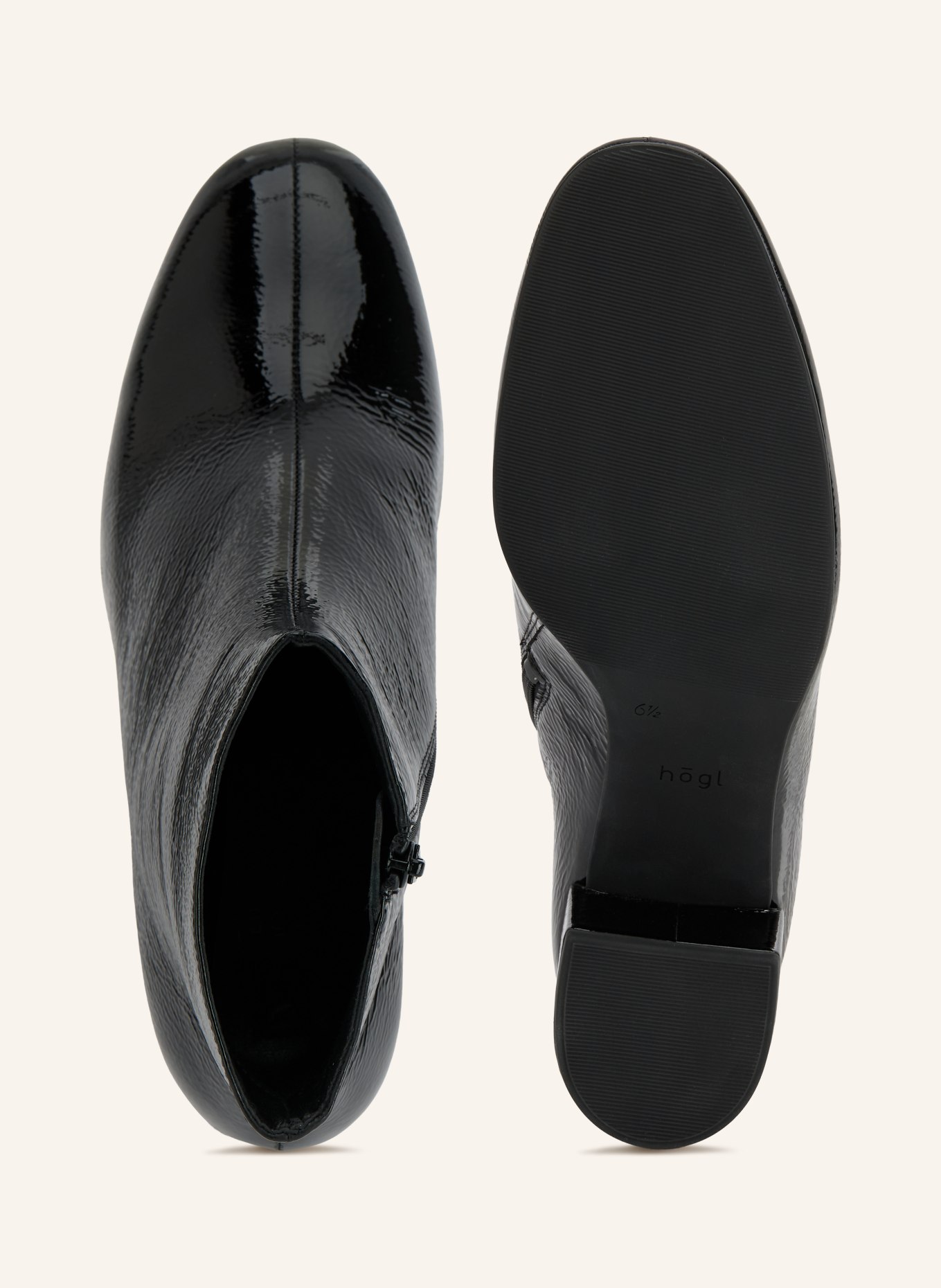 Högl Lackstiefeletten: SCHWARZ