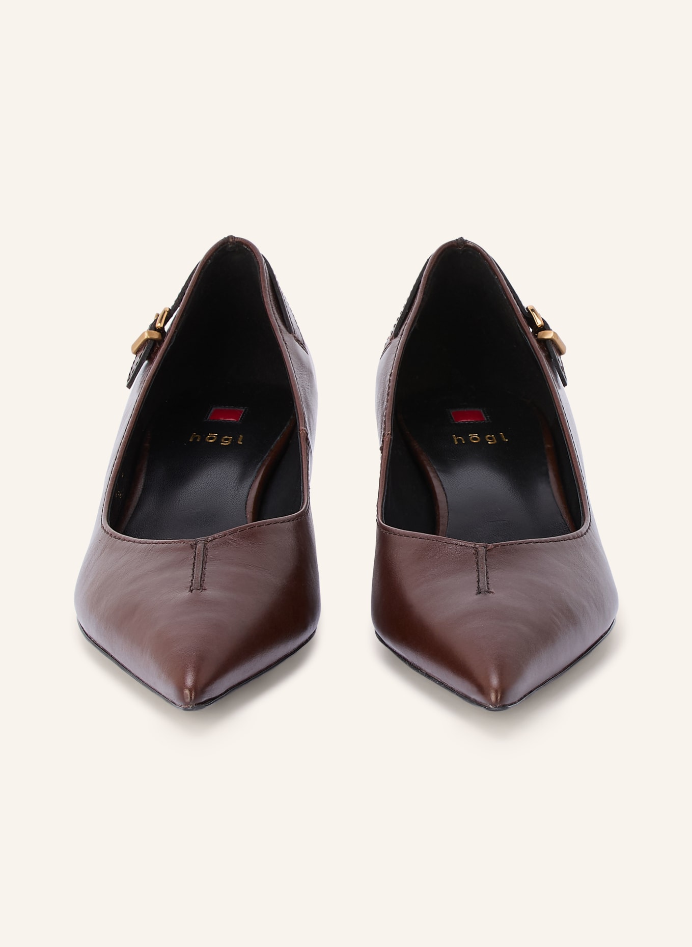 Högl Pumps: DARK BROWN / GOLD