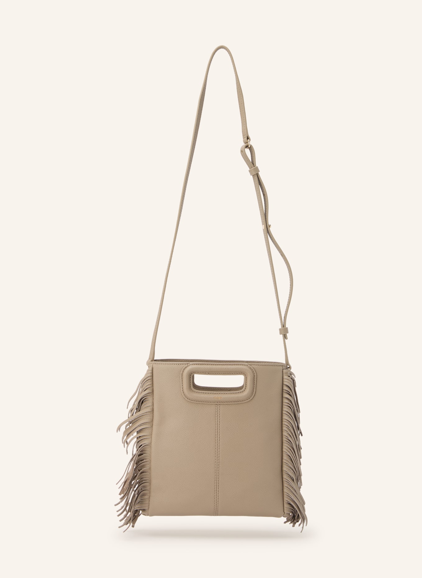 maje Handtasche: TAUPE / GOLD