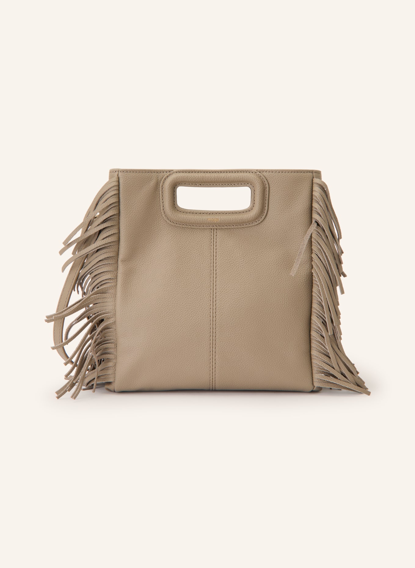 maje Handtasche: TAUPE / GOLD