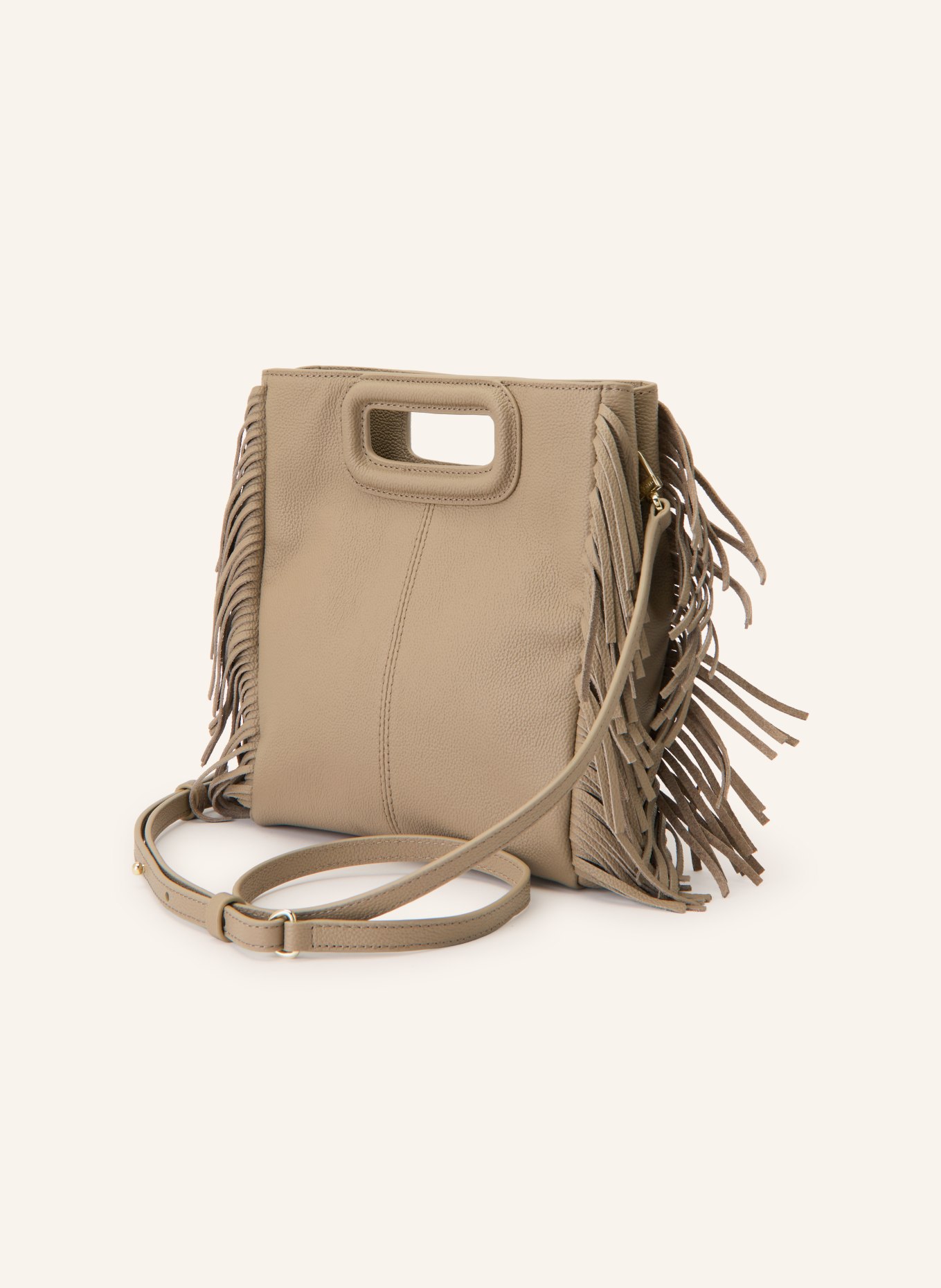 maje Handtasche: TAUPE / GOLD
