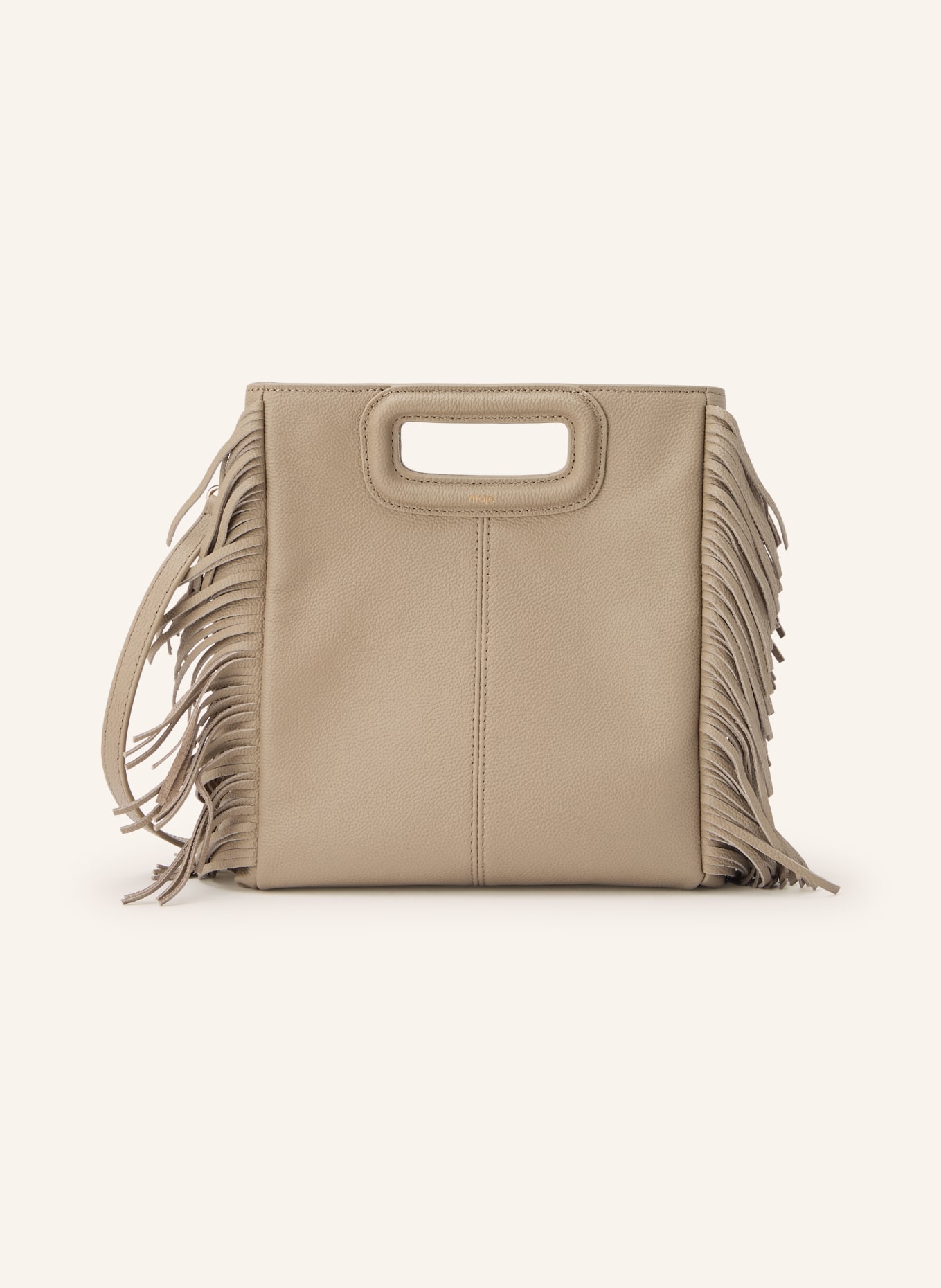 maje Handtasche: TAUPE / GOLD