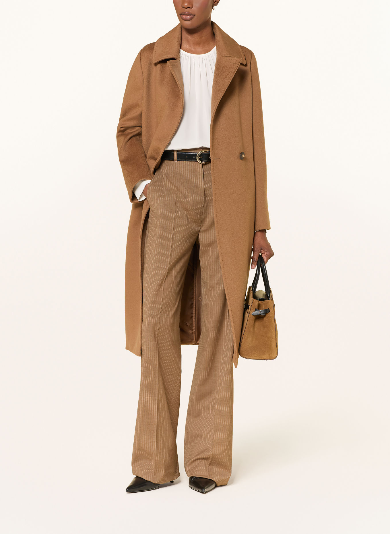 Max Mara STUDIO Wollmantel: COGNAC