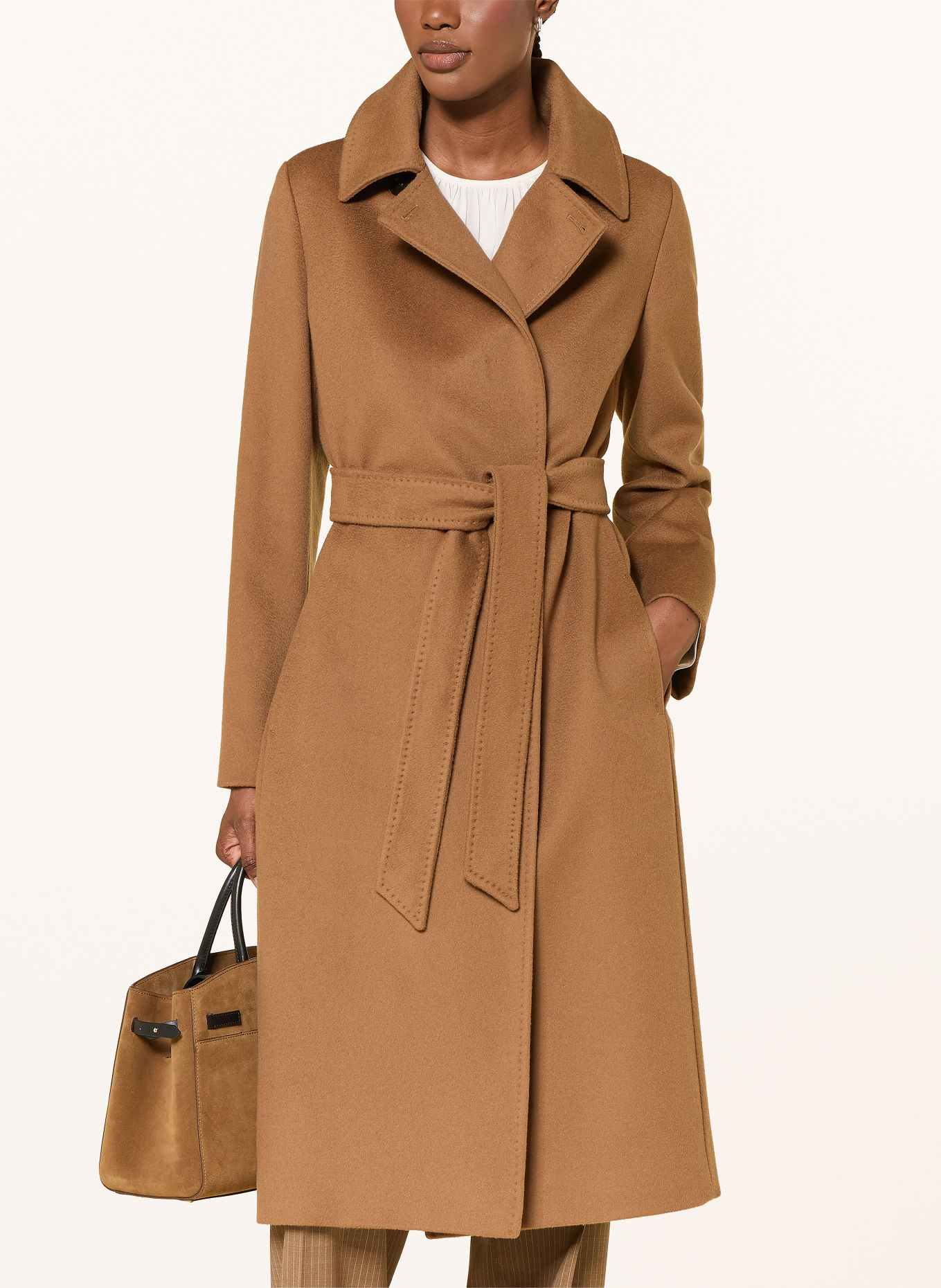 Max Mara STUDIO Wollmantel: COGNAC