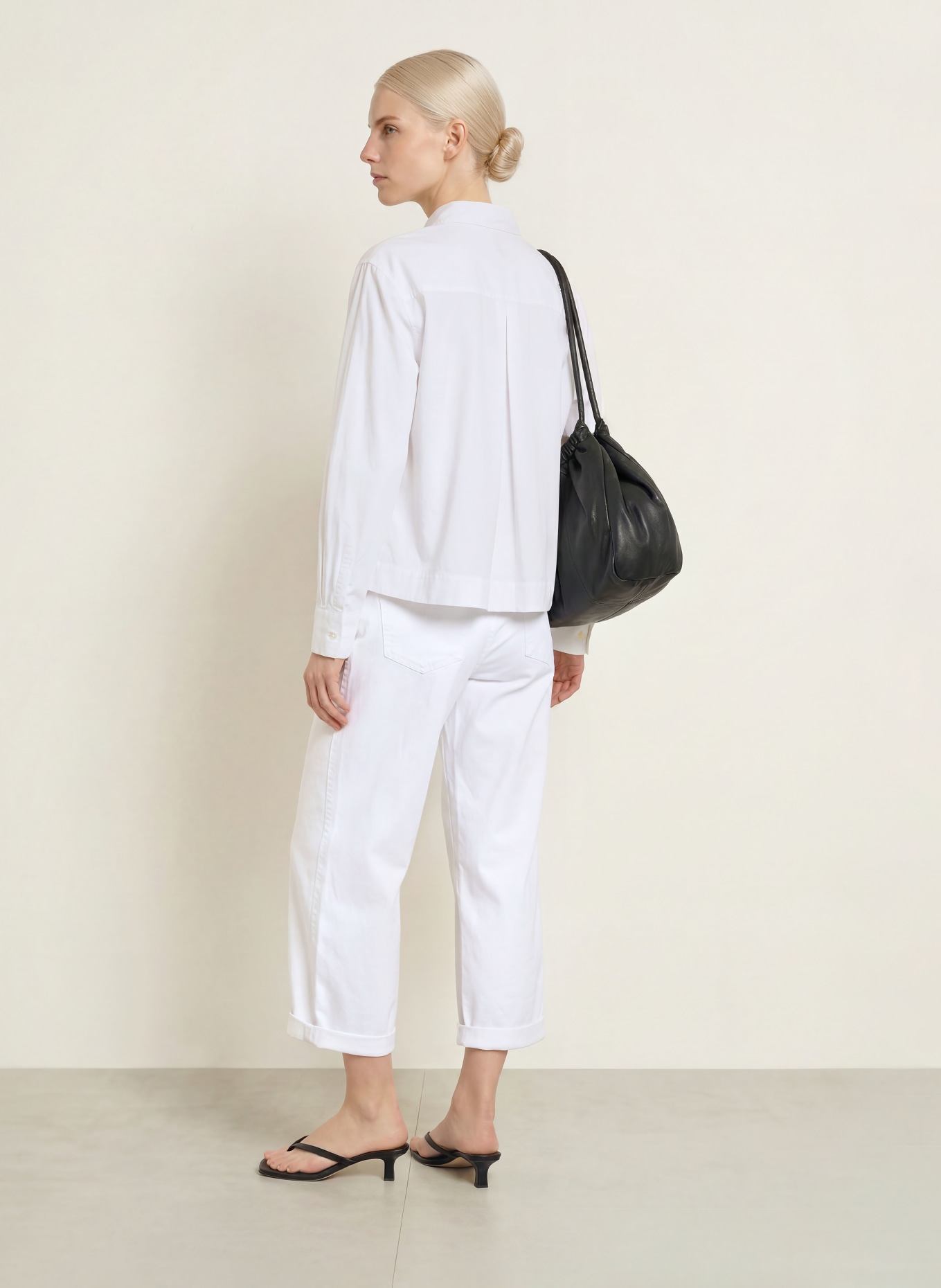 Emily VAN DEN BERGH Shirt blouse: WHITE / RED