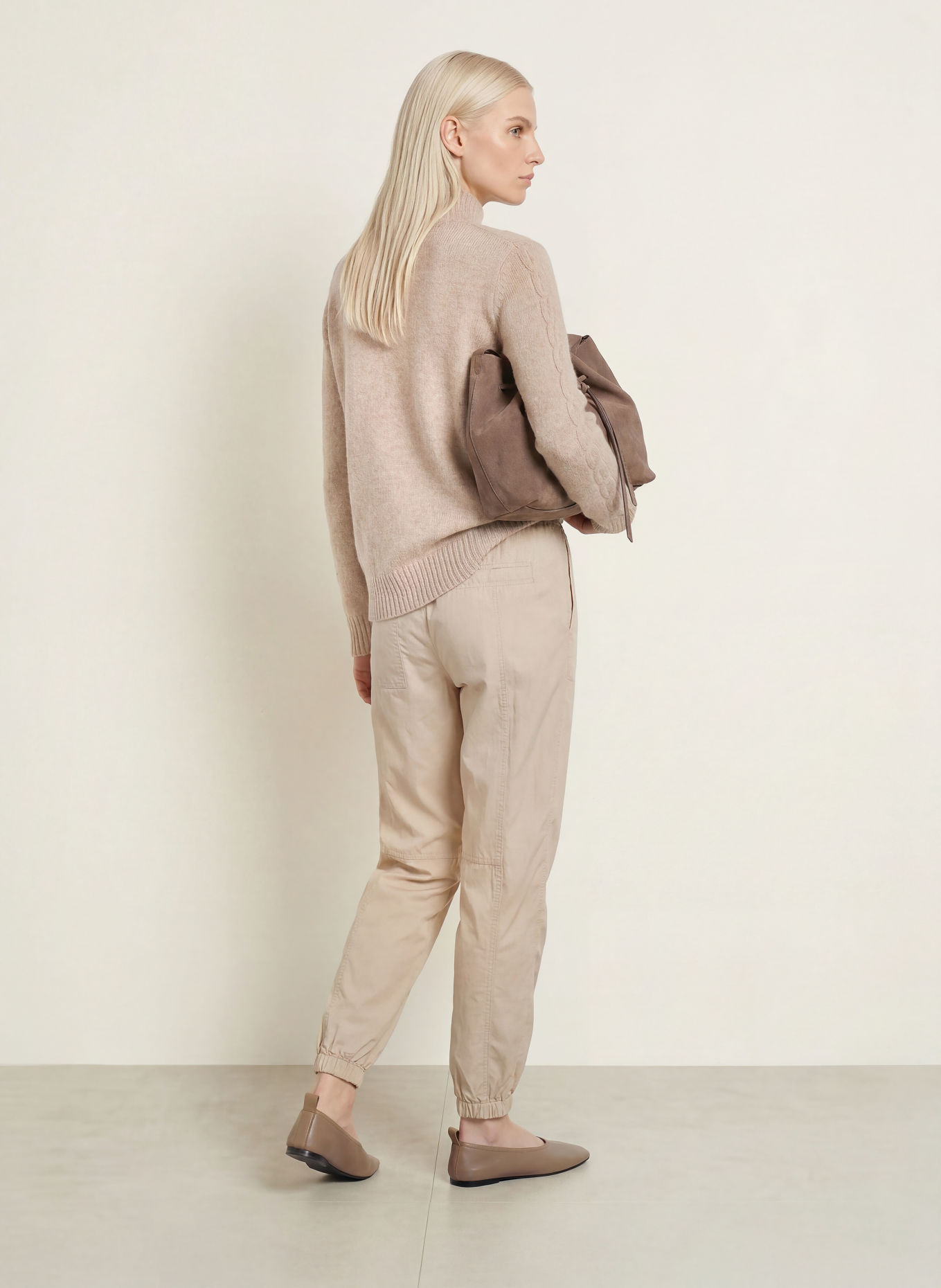 darling harbour Sweter z kaszmiru: pebble melange