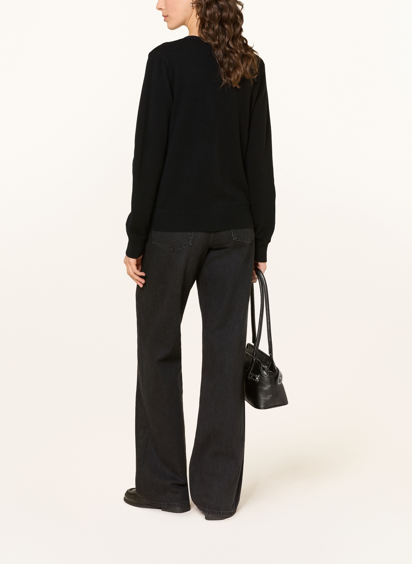 (THE MERCER) N.Y. Cardigan din cașmir: NEGRU
