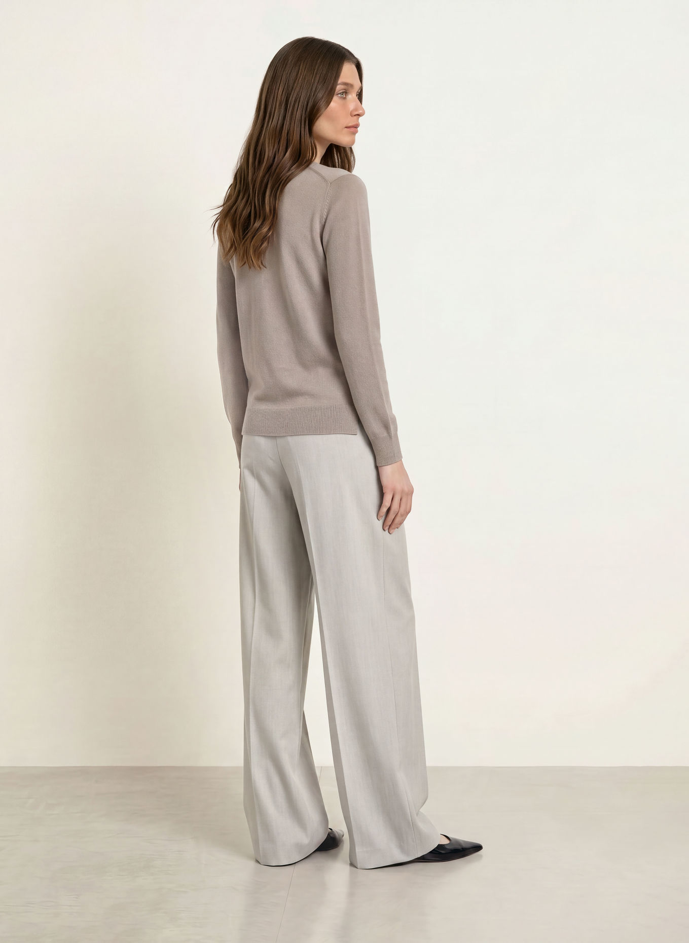 (THE MERCER) N.Y. Cashmere-Pullover: BEIGE
