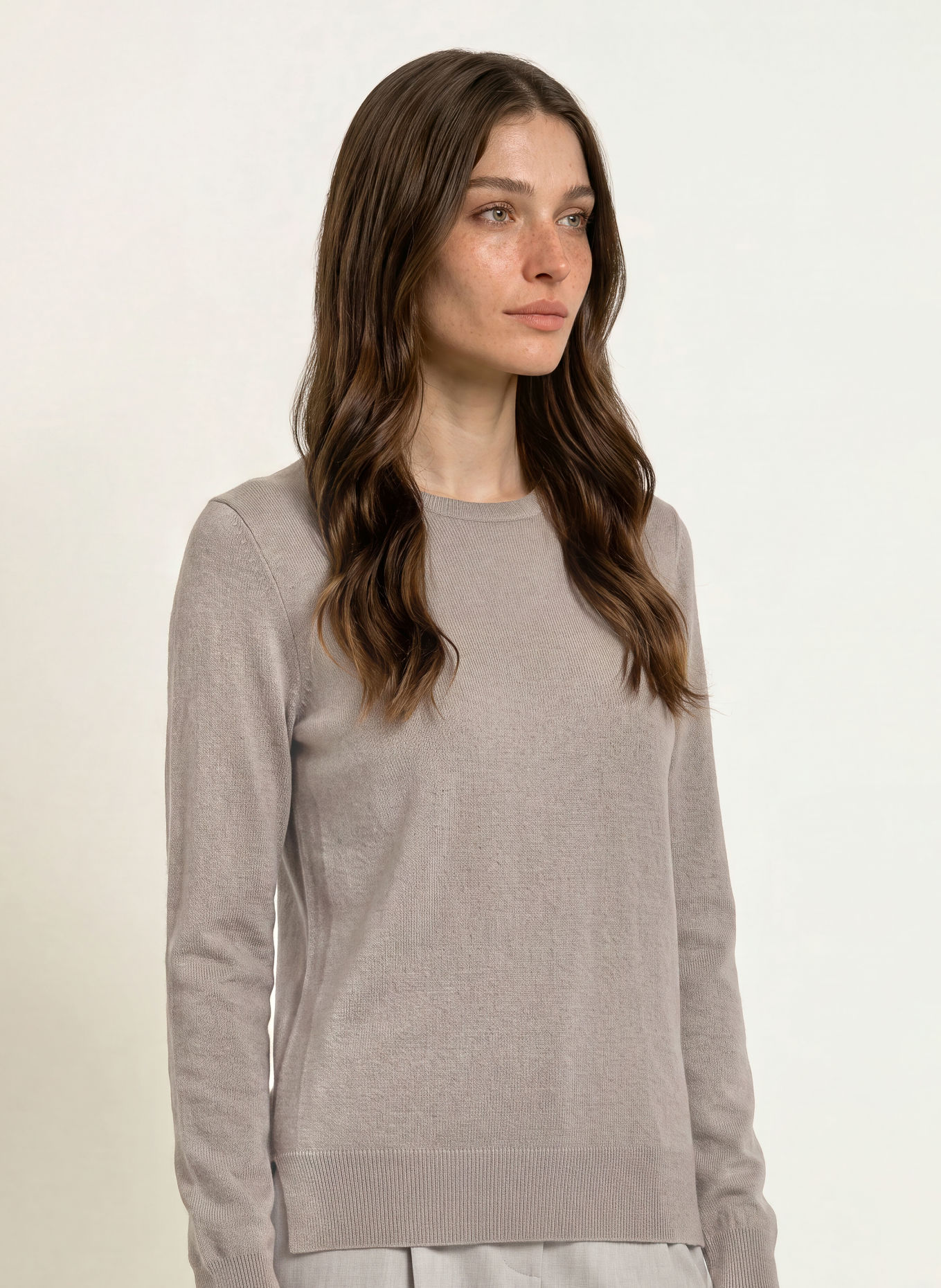 (THE MERCER) N.Y. Cashmere-Pullover: BEIGE
